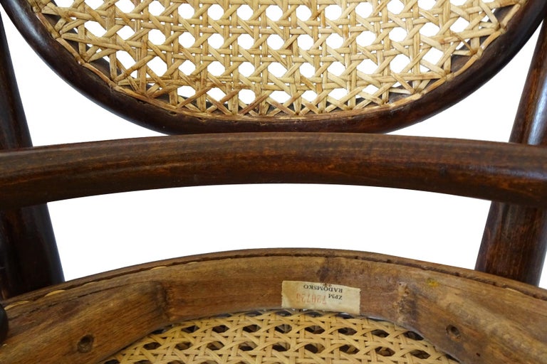 Dining set Antique Michael Designed No.11 Chairs and matching