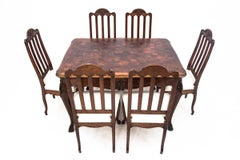 Dining set, around 1920, France.