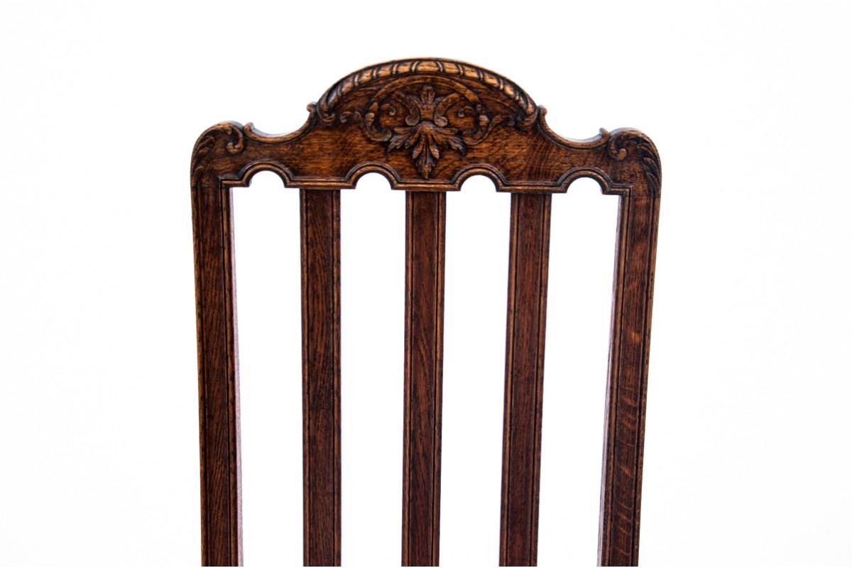 Oak Dining set, around 1920, France. For Sale