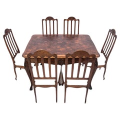 Dining set, around 1920, France.