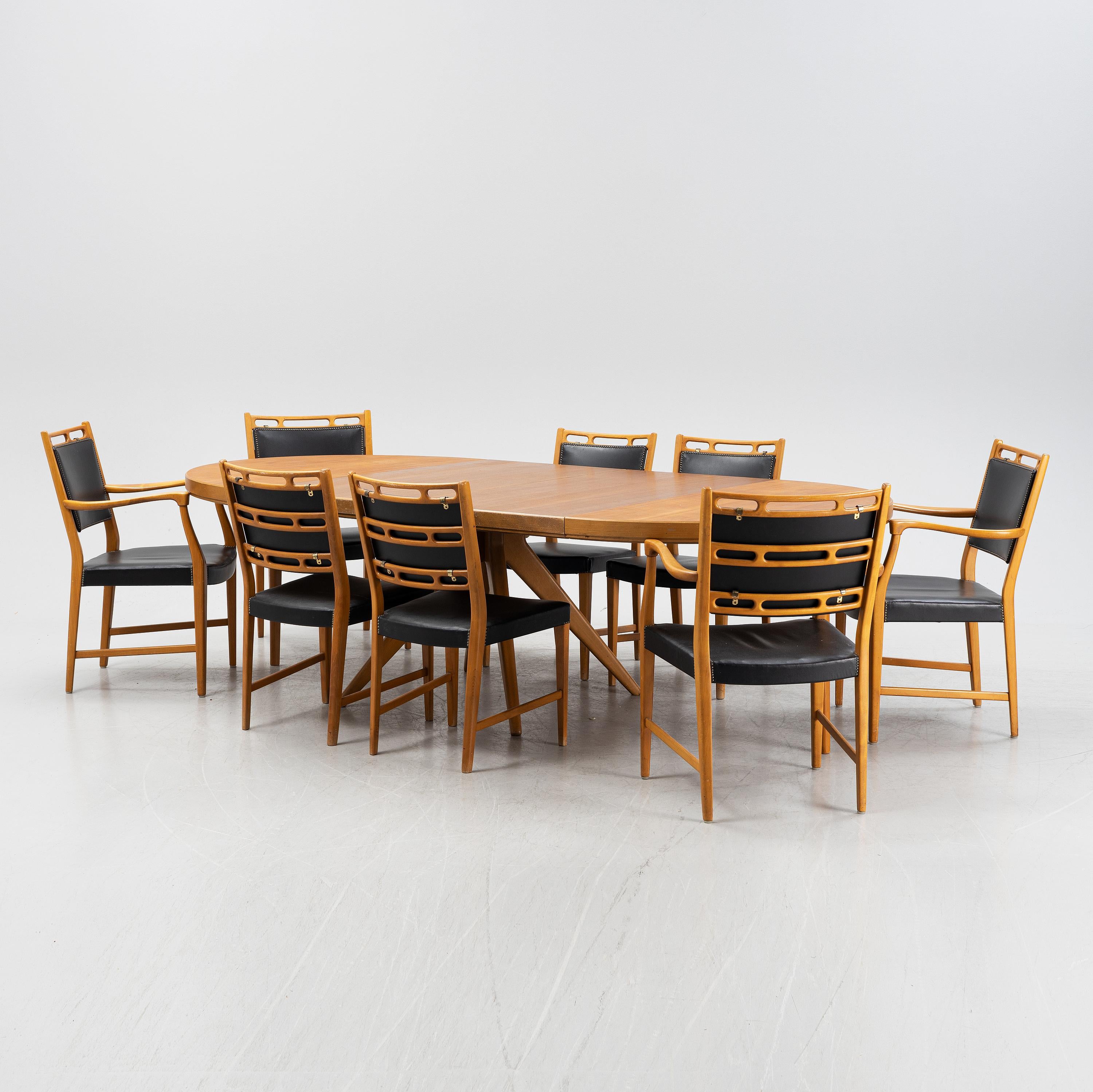 Dining Set by David Rosen Futura-Series Nordiska Kompaniet, Sweden 1950's For Sale 3