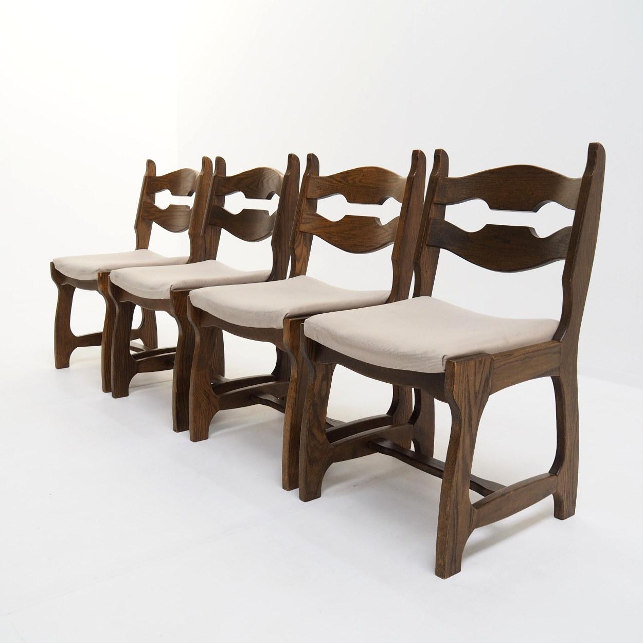 Dining Set by Guillerme & Chambron for “Votre Maison” For Sale 2