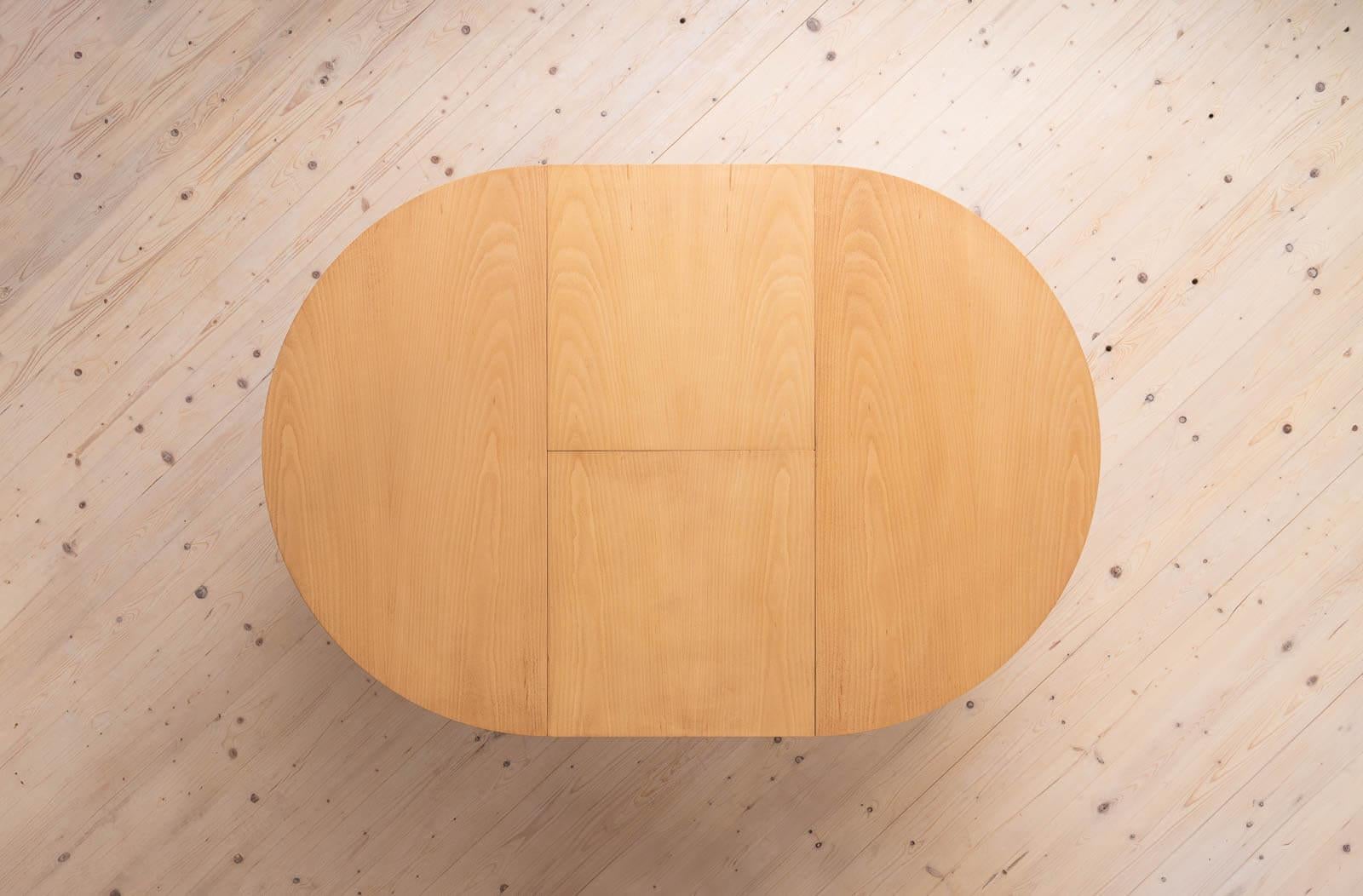 Dining Set by Hans Olsen, 4 Chairs, Round Extendable Table, Danish Modern, 1950s 8