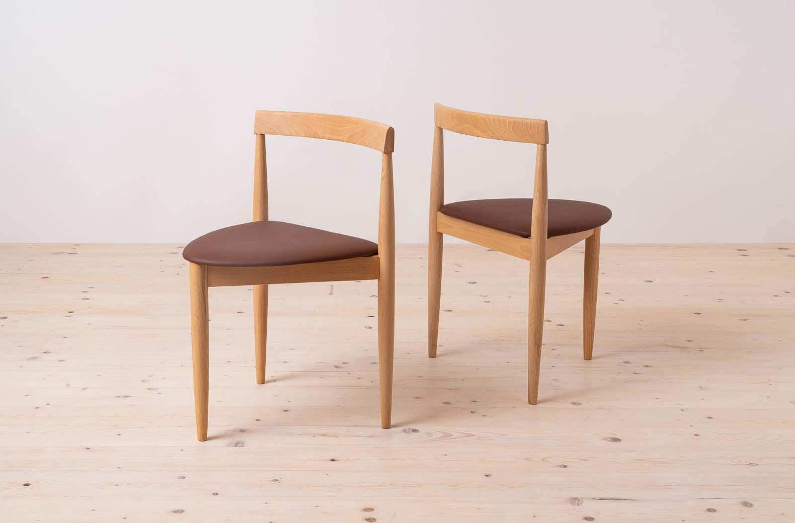 Mid-20th Century Dining Set by Hans Olsen, 4 Chairs, Round Extendable Table, Danish Modern, 1950s