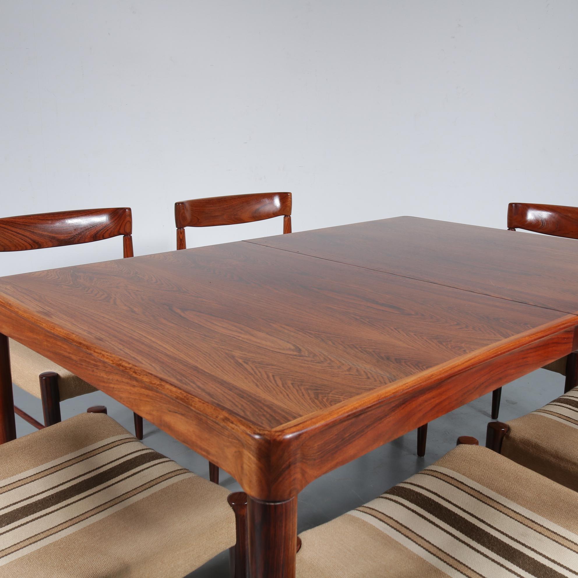 Mid-Century Modern Dining Set by H.W. Klein for Bramin, Denmark, 1960