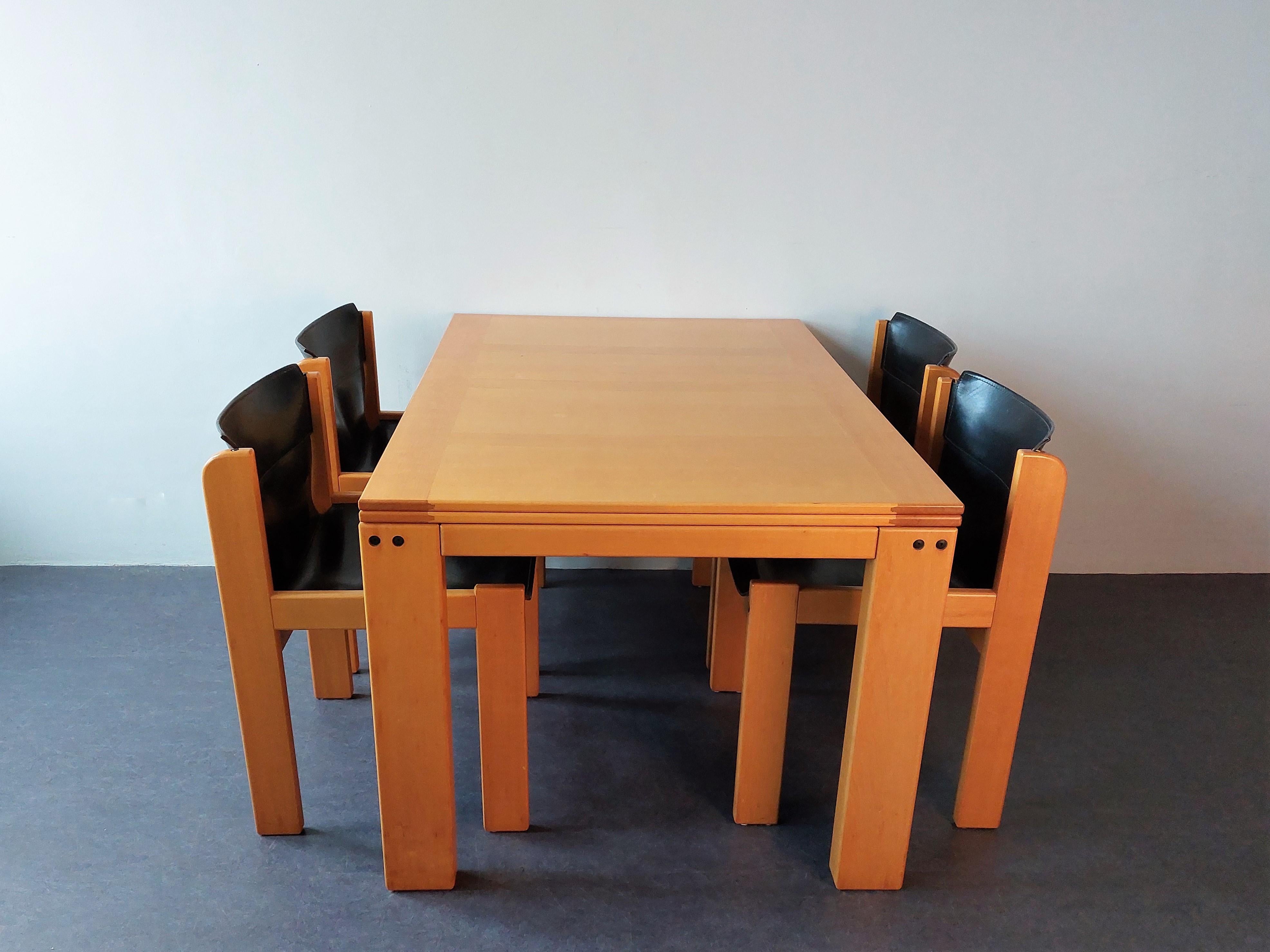 Dining Set by Ibisco, Italy 1970's In Good Condition In Steenwijk, NL
