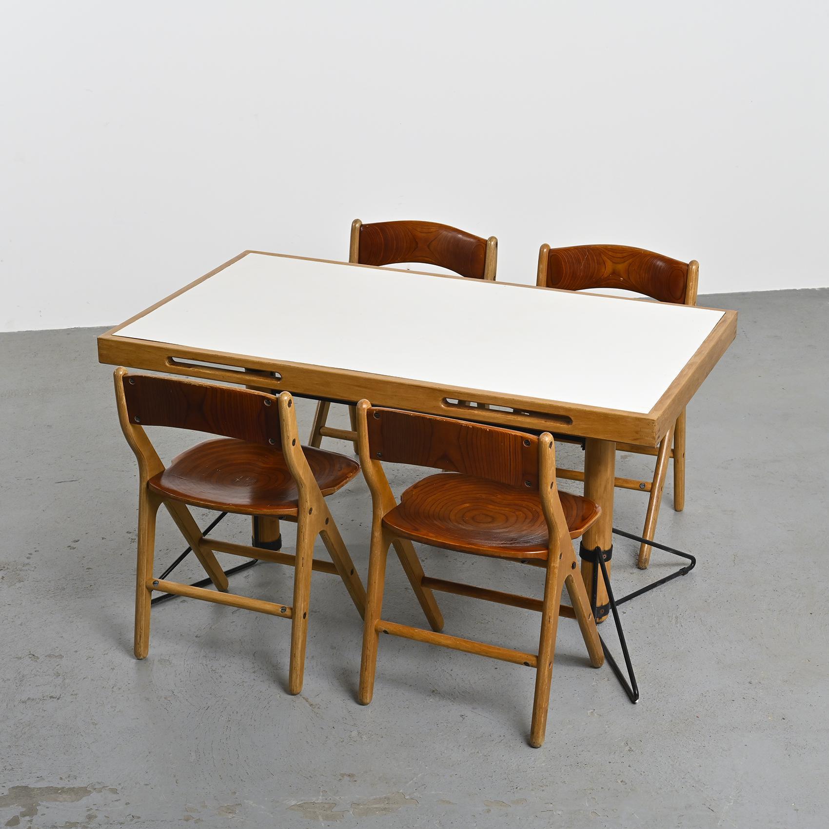 Set da pranzo di Marc Held per Bessière, IBM Montpellier 1983 in vendita 12