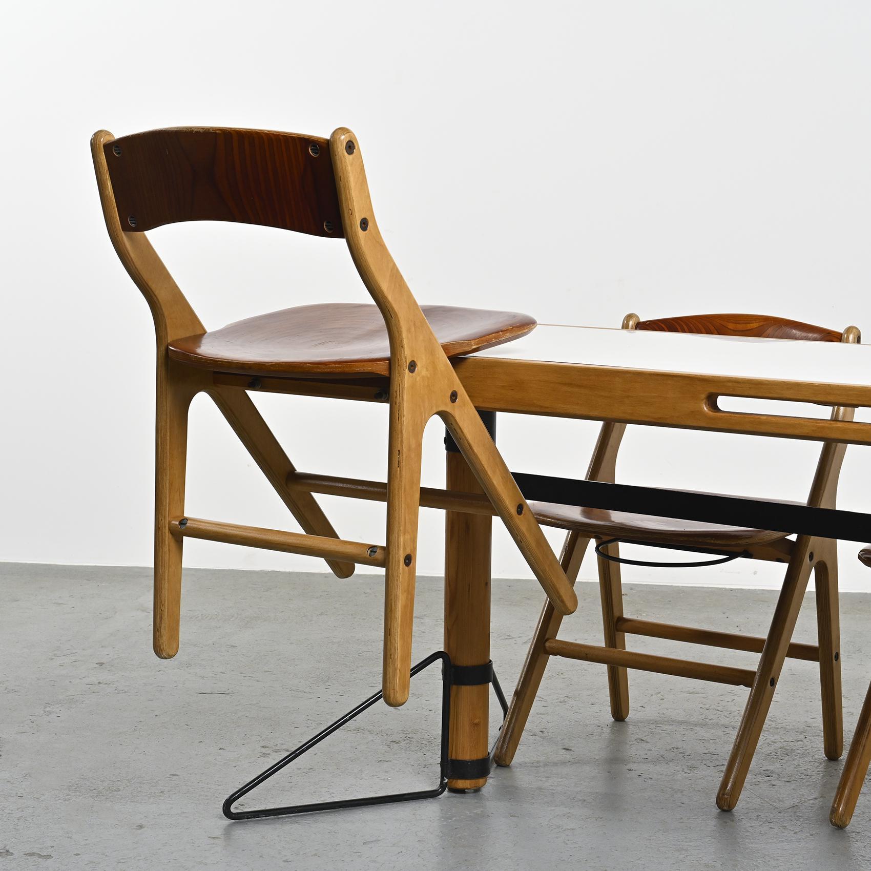 Set da pranzo di Marc Held per Bessière, IBM Montpellier 1983 in vendita 14