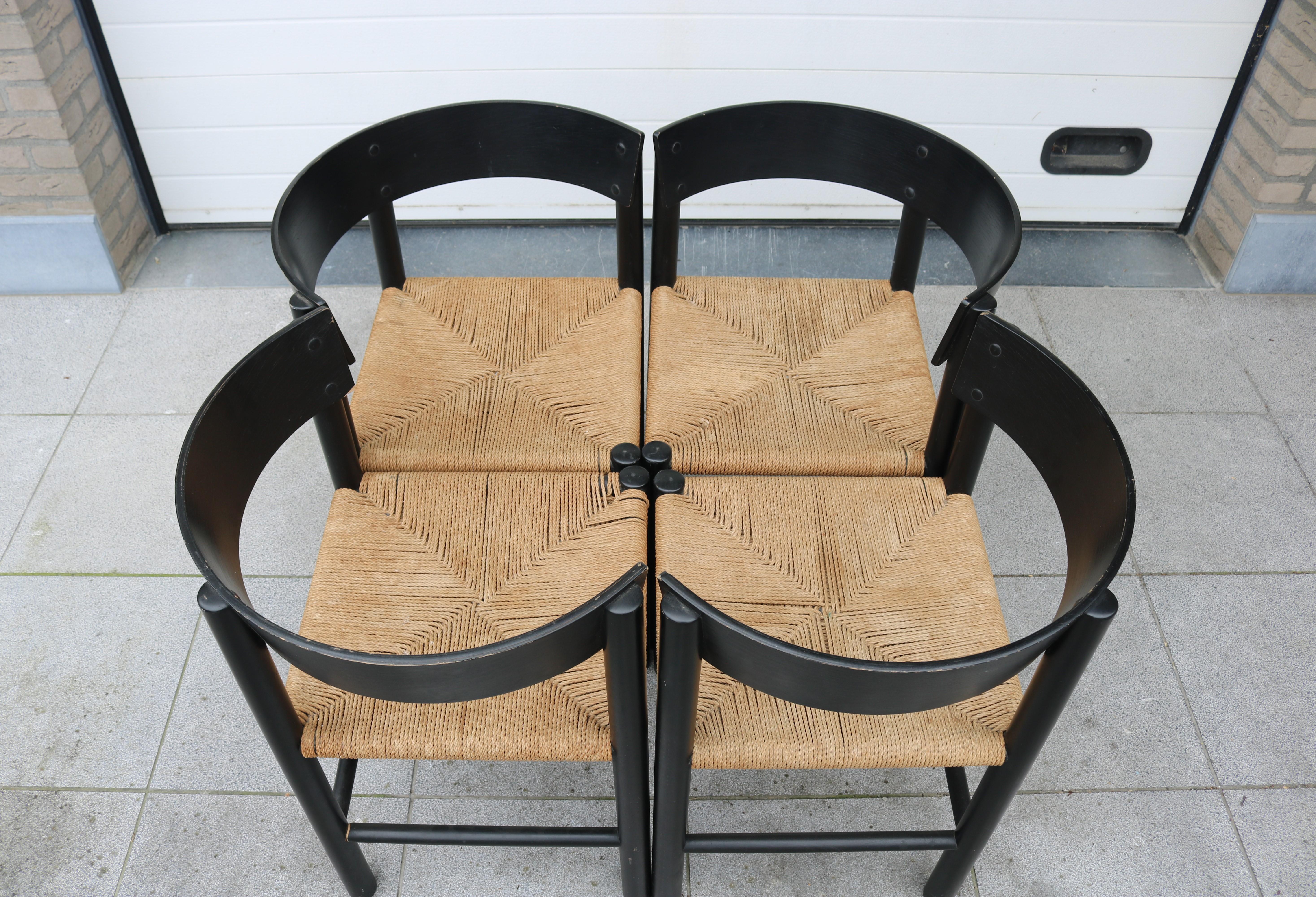 Dining set by Mogens Lassen For Fritz Hansen, Table model 4626-Chair model 4216 3