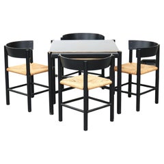 Esszimmerset von Mogens Lassen für Fritz Hansen, Tisch Modell 4626-Stuhl Modell 4216