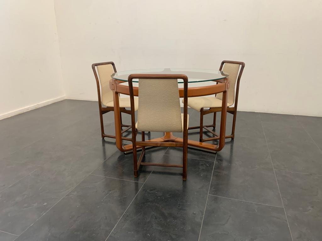 Dining Set for 3 People, 1970, Set of 4 In Good Condition For Sale In Montelabbate, PU