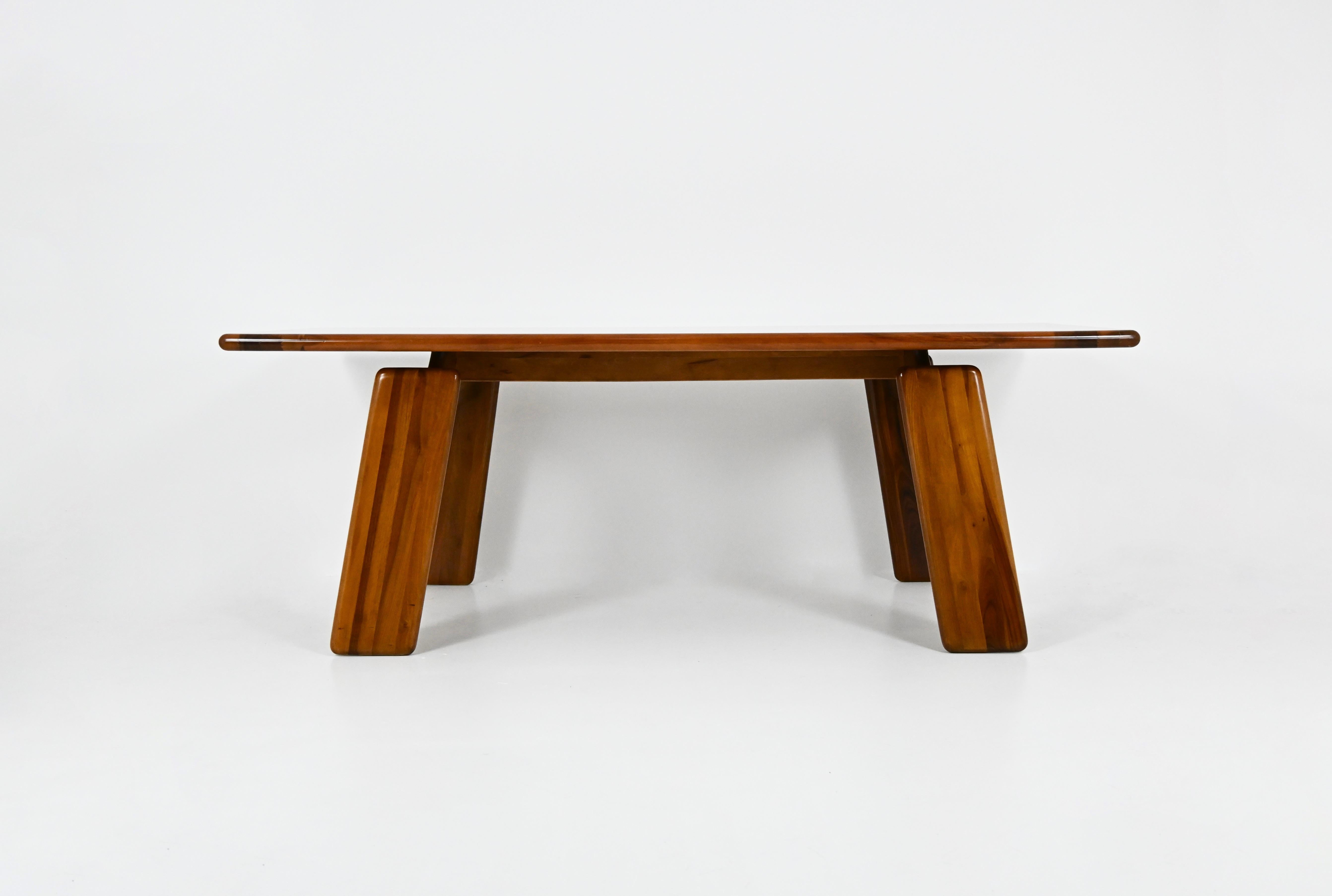 Esszimmergarnitur Sapporo Tisch und vier Stühle Von Mario Marenco für Mobilgirgi, 1970er Jahre im Angebot 6