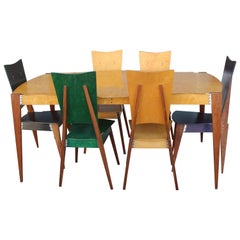 Dining Set, Six Chairs and Table by Randy Castellon, Maker Studio Dining Set, Six Chairs and Table by Randy Castellon, Maker Studio