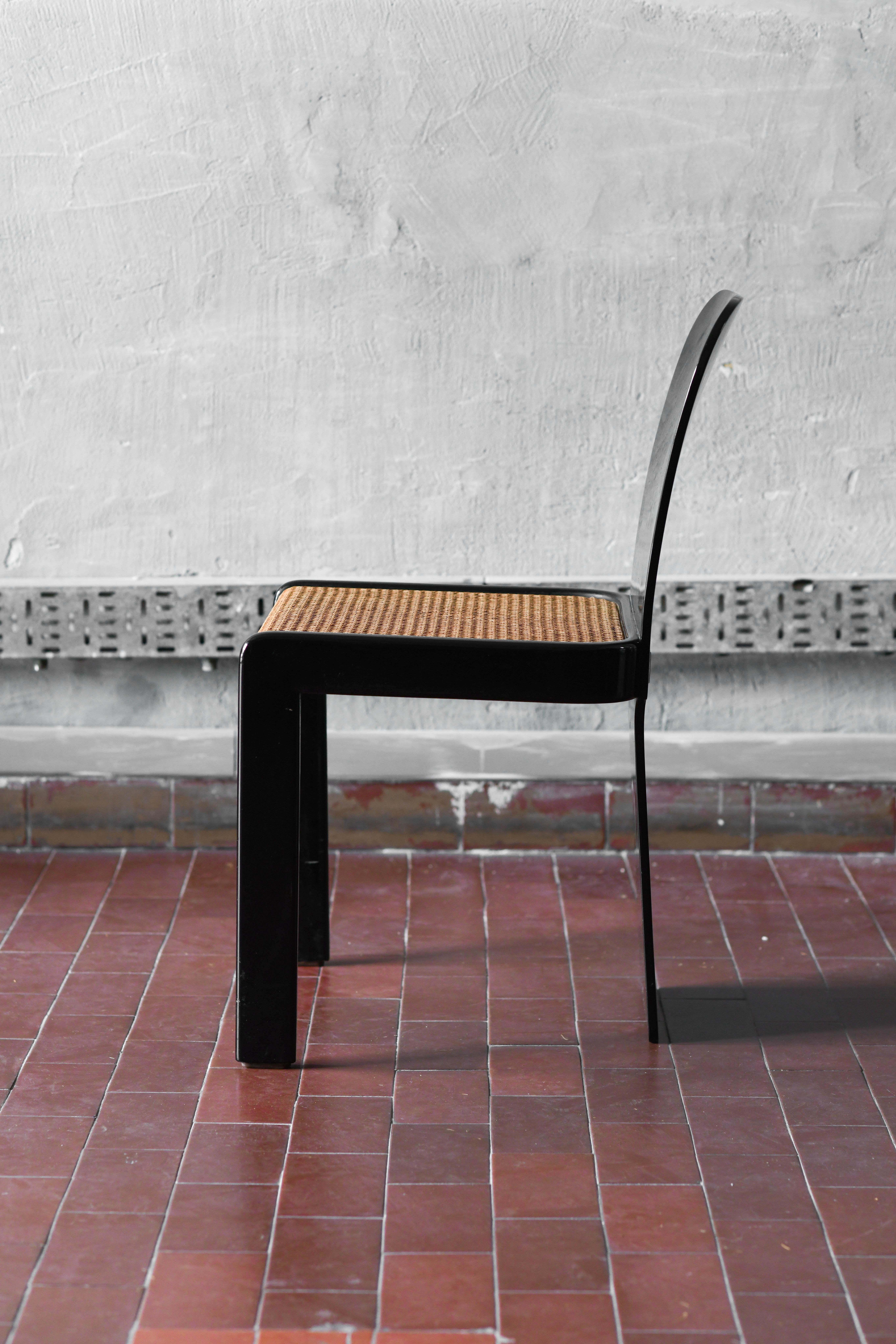 Ensemble de salle à manger : table + 4 chaises de Pierluigi Molinari pour Pozzi Milano, 1960 en vente 8