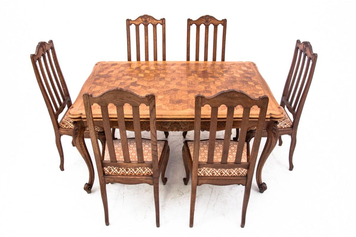 Louis Philippe Dining Set, Western Europe, circa 1930 For Sale