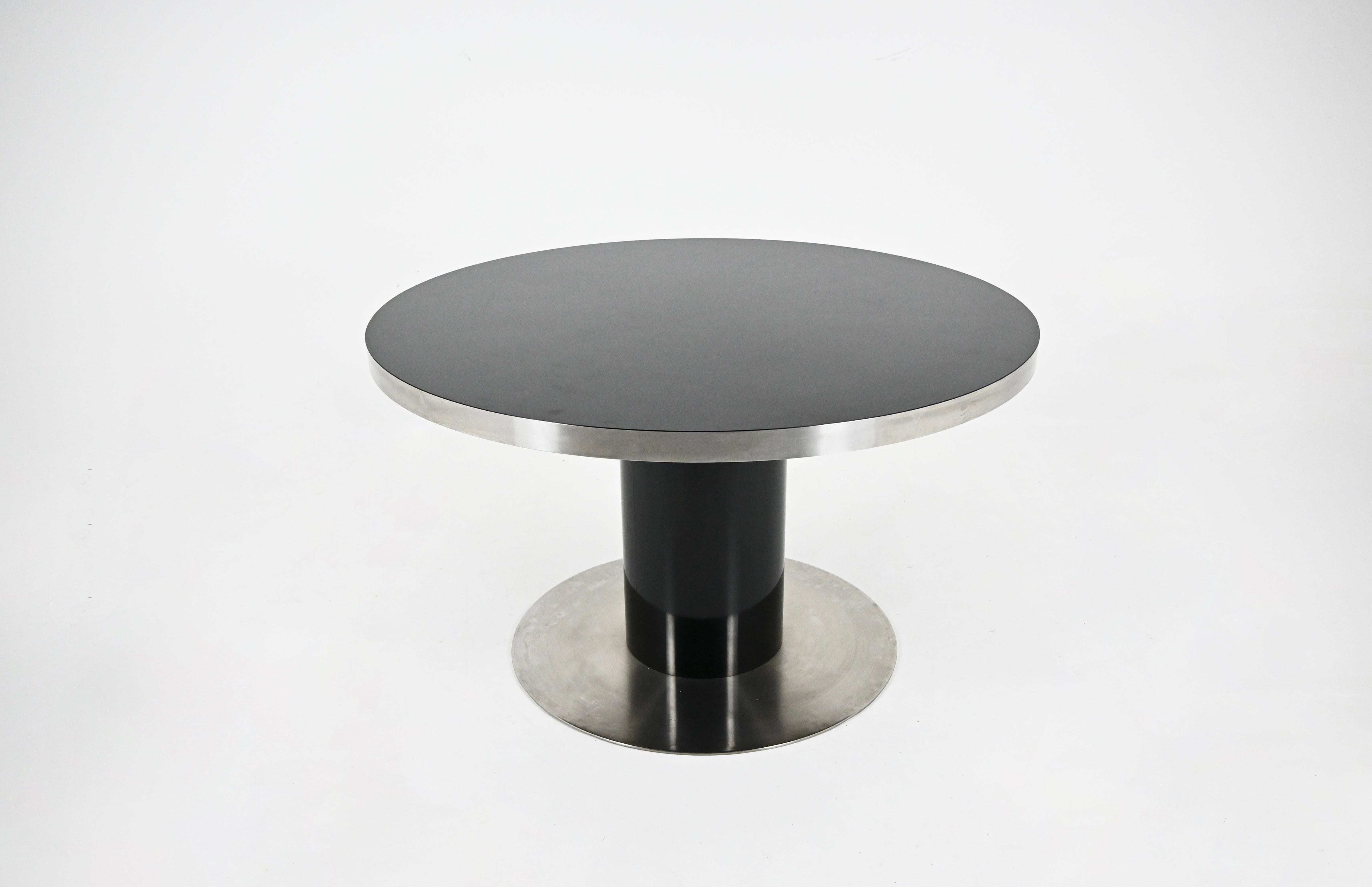 Ensemble de salle à manger avec 4 chaises et 1 table par Willy Rizzo pour Mario Sabot, 1970 3