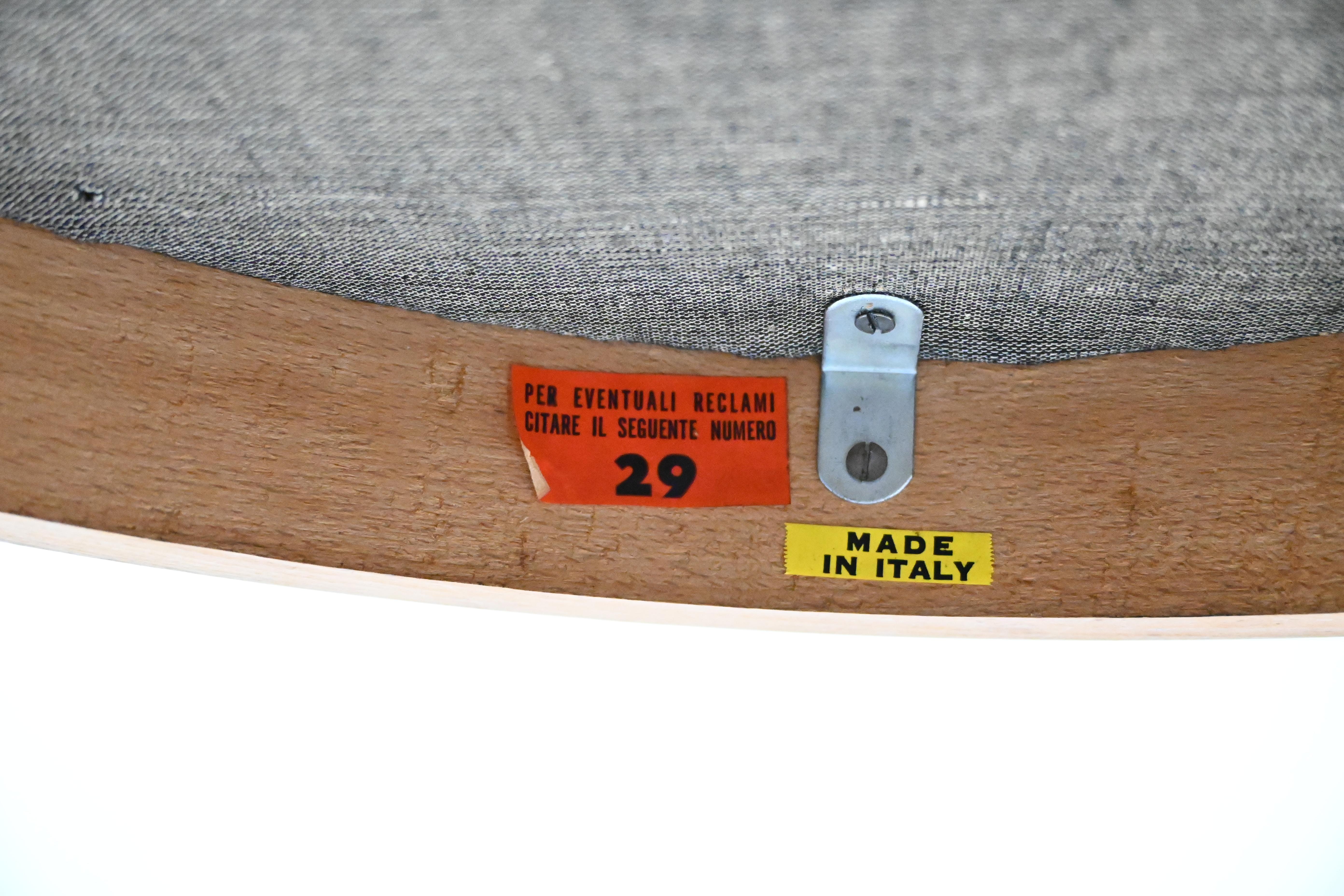 Ensemble de salle à manger avec 4 chaises et 1 table par Willy Rizzo pour Mario Sabot, 1970 5