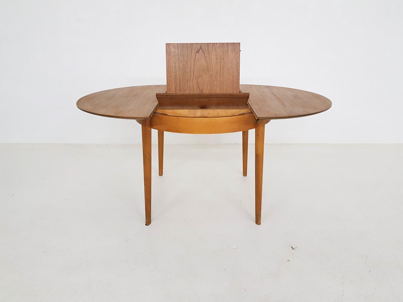 Esstischset mit Tisch TB35 und Stuhl SB11, Cees Braakman für Pastoe, Niederländisch 1950er Jahre 10