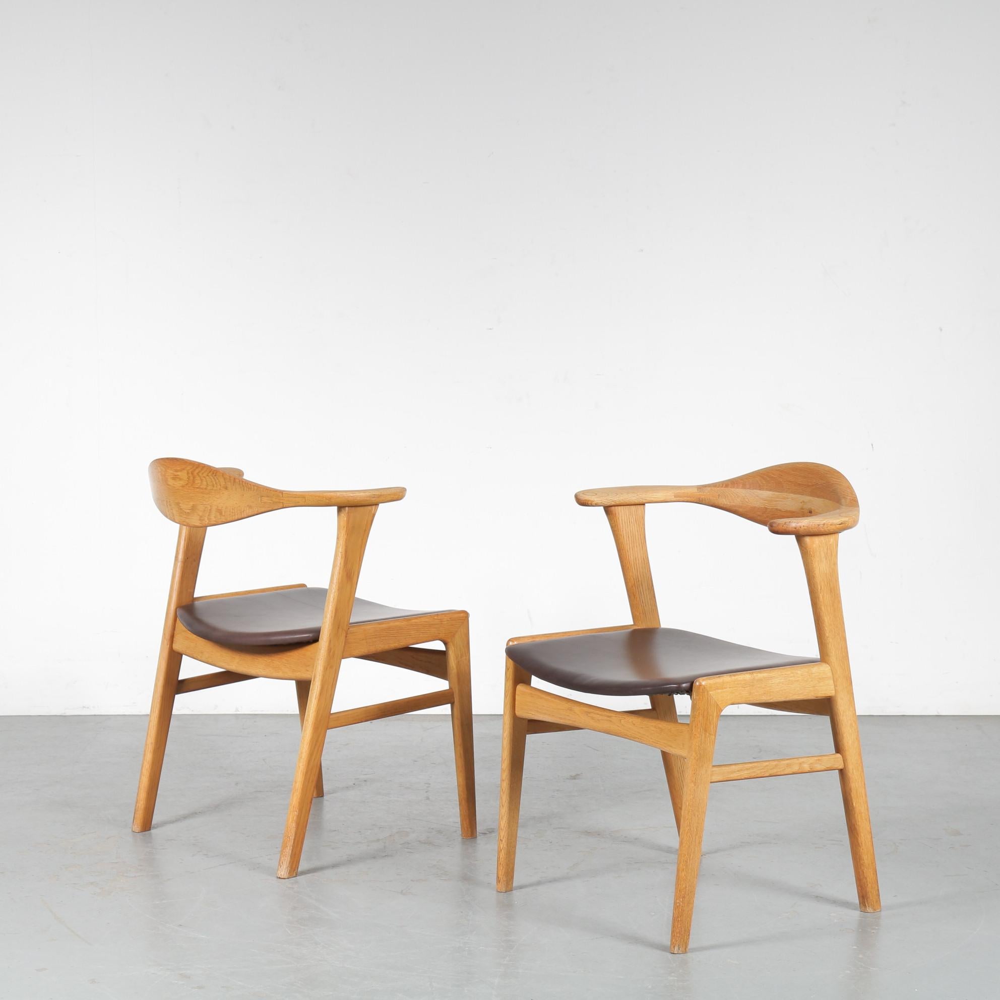 Dining / Side Chair by Erik Kirkegaard for Hong Stolefabrik, Denmark, 1950 For Sale 4