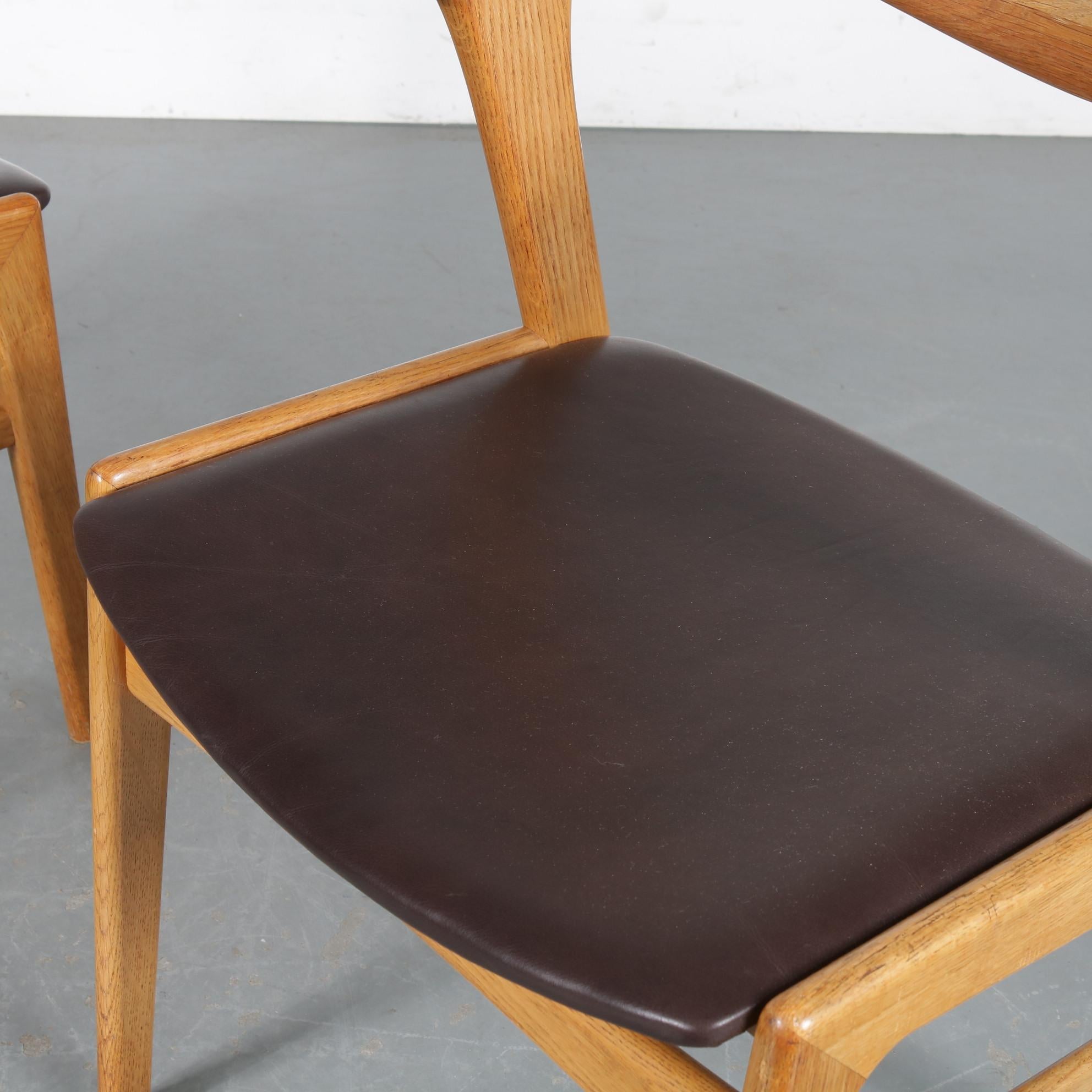 Dining / Side Chair by Erik Kirkegaard for Hong Stolefabrik, Denmark, 1950 For Sale 5