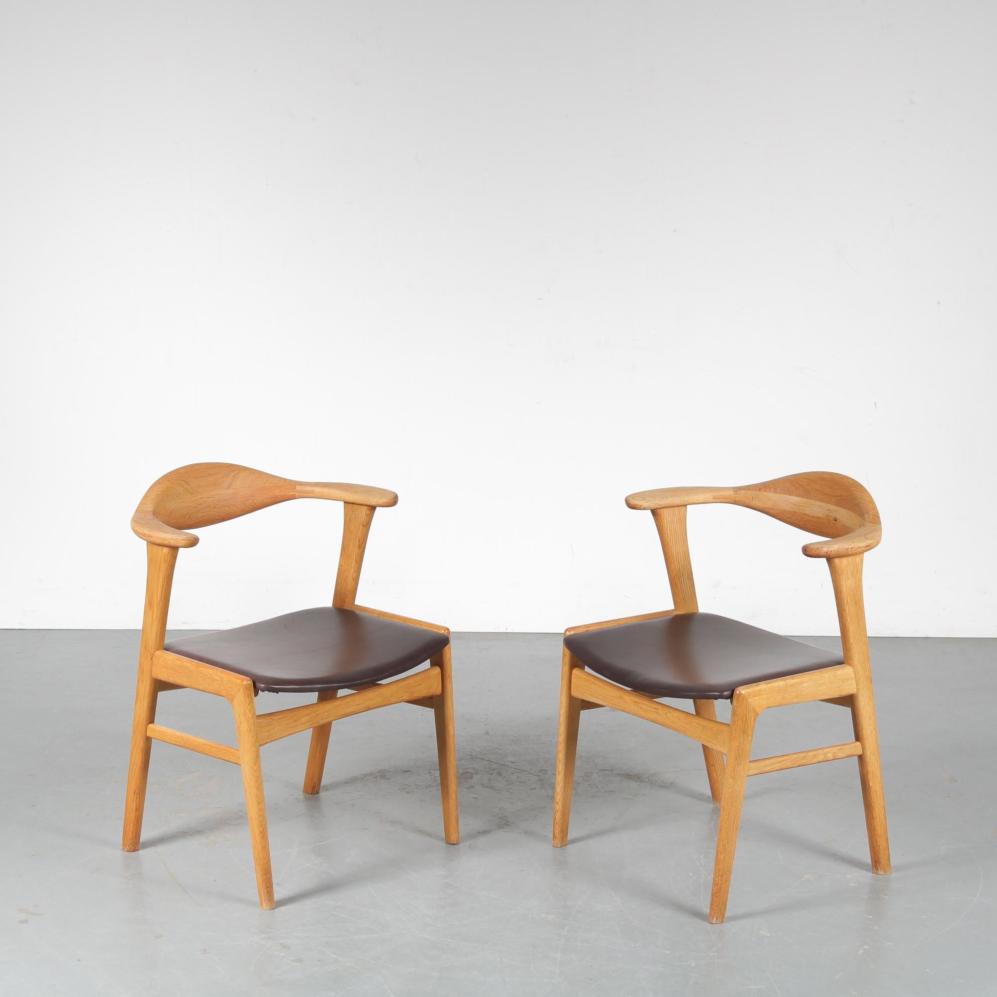 Dining / Side Chair by Erik Kirkegaard for Hong Stolefabrik, Denmark, 1950 For Sale 8
