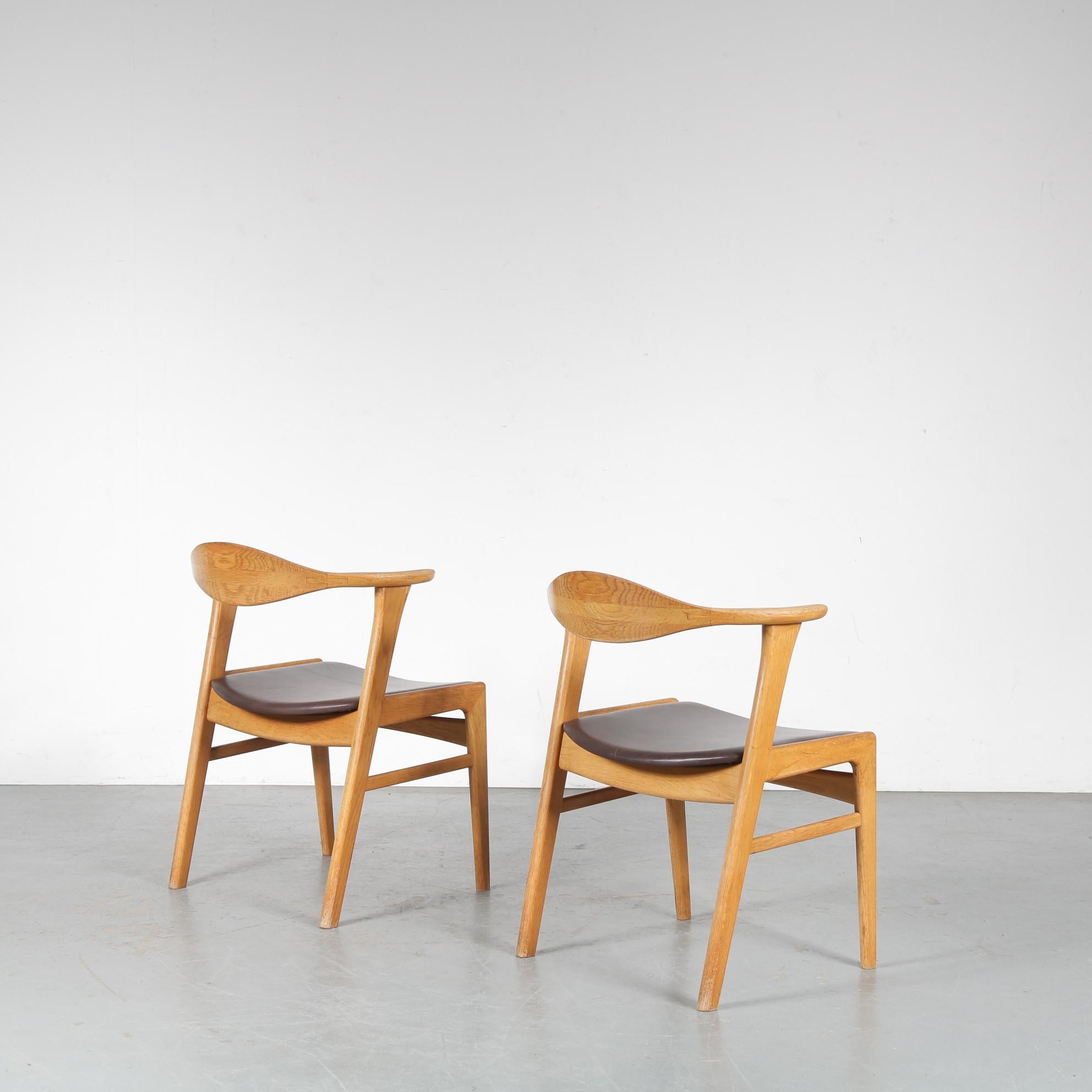 Dining / Side Chair by Erik Kirkegaard for Hong Stolefabrik, Denmark, 1950 For Sale 2