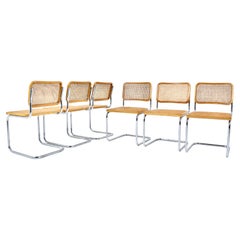 Chaises de style salle à manger B32 de Marcel Breuer, lot de 6