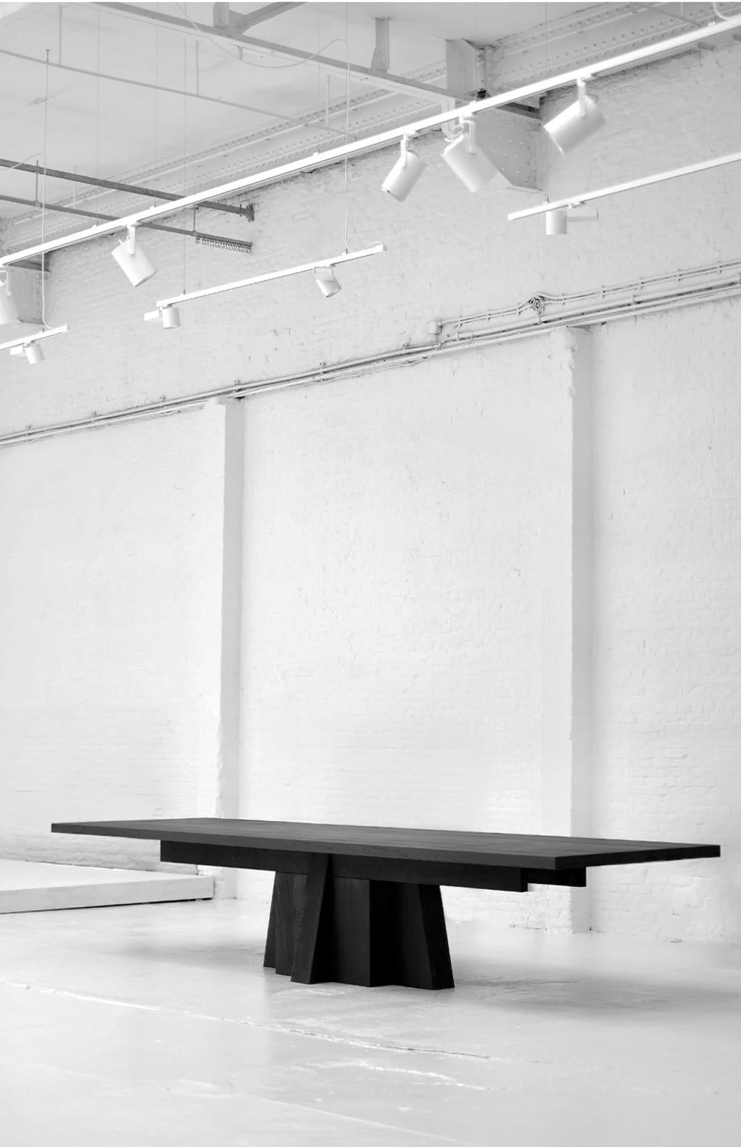 Wood Dining table 032023 Arno Declercq #1/8 For Sale