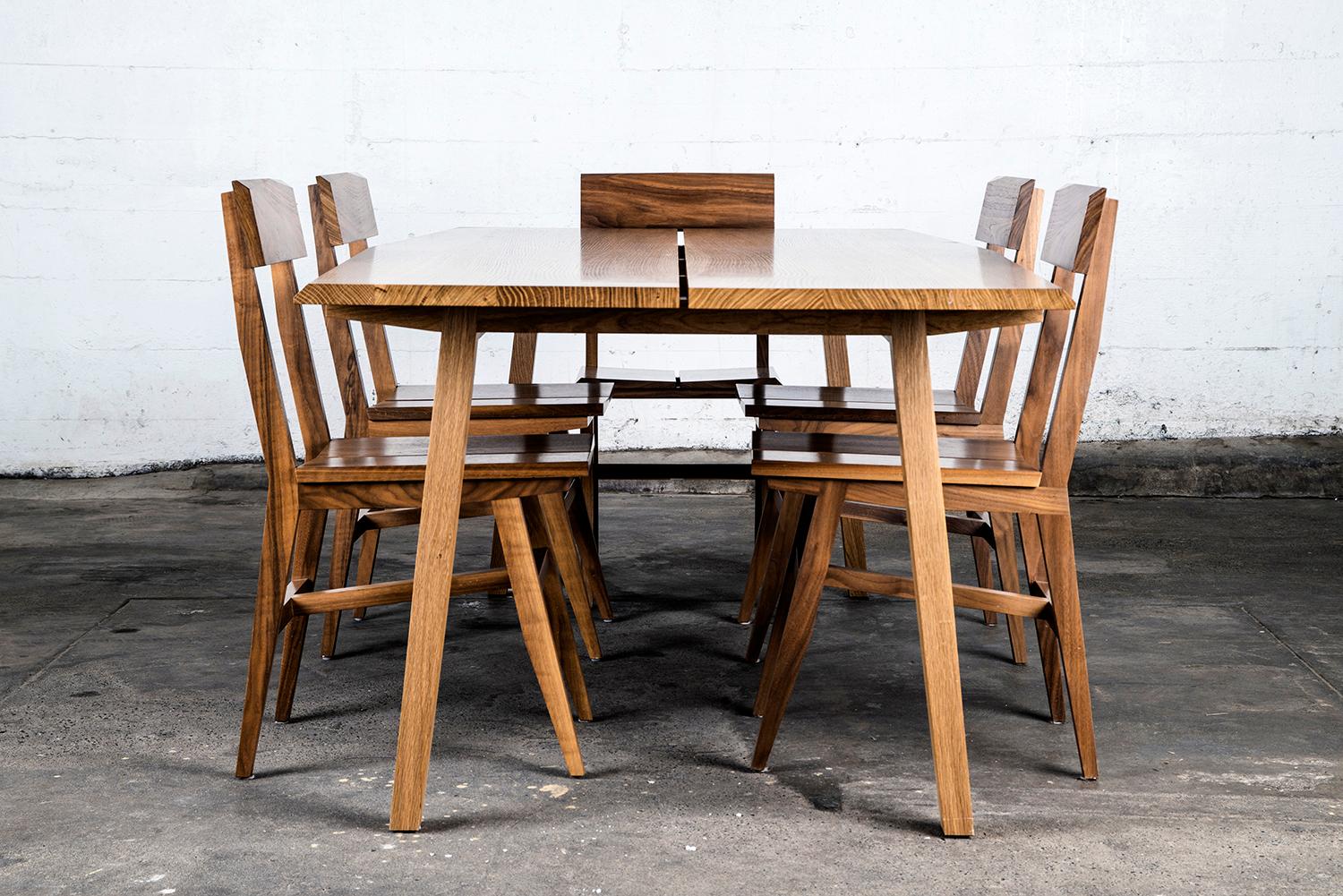 Dining Table, 8 Seat, Custom, Walnut, Modern, Rift Hardwood, Semigood Design For Sale 8