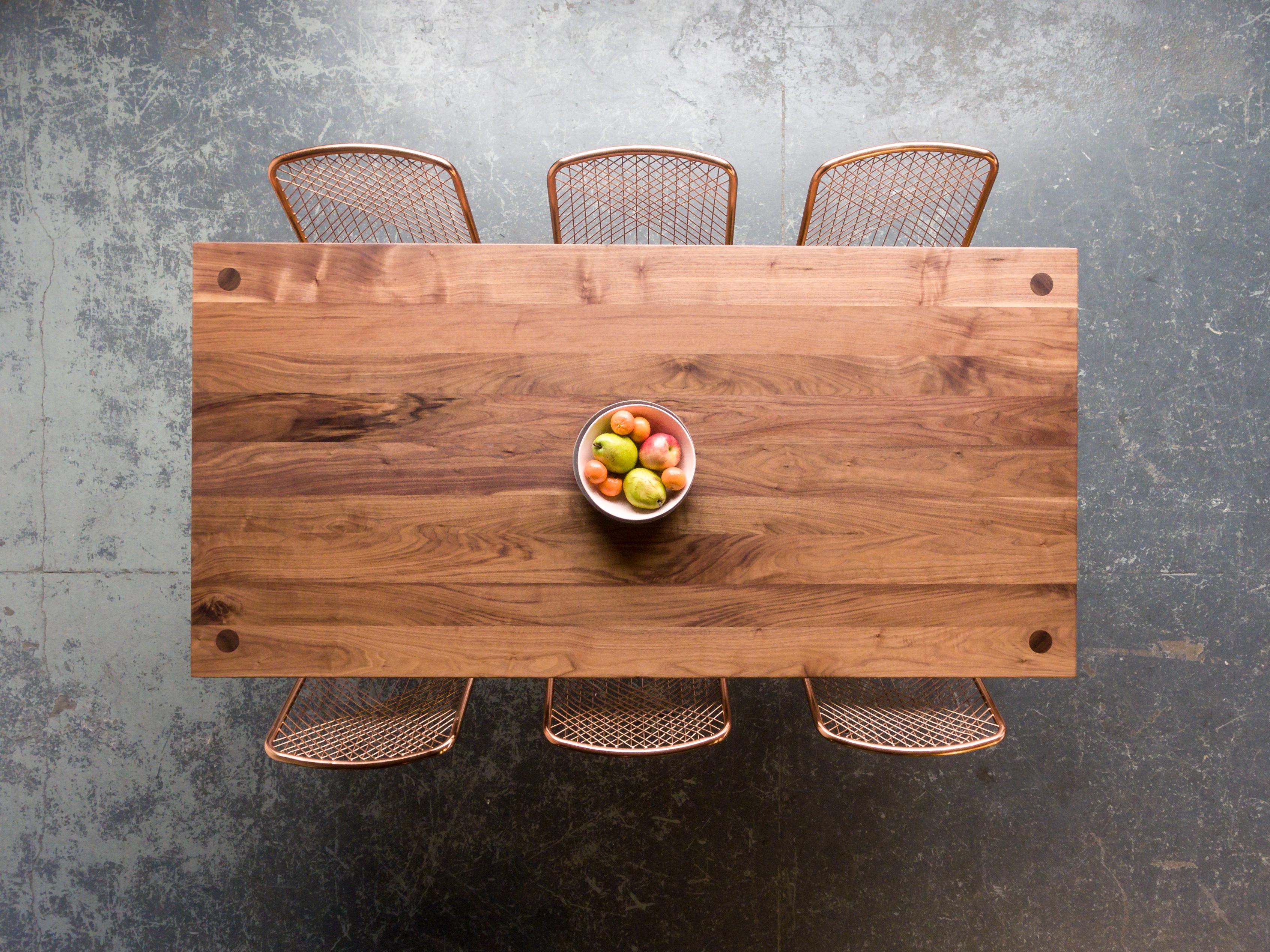 american walnut dining table