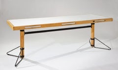 Dining Table and 6 Chairs by Marc Held for IBM, Bessière, 1983