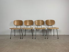 Dining Table and Chairs by Wim Rietveld and André Cordemeyer for Gispen, 1950s