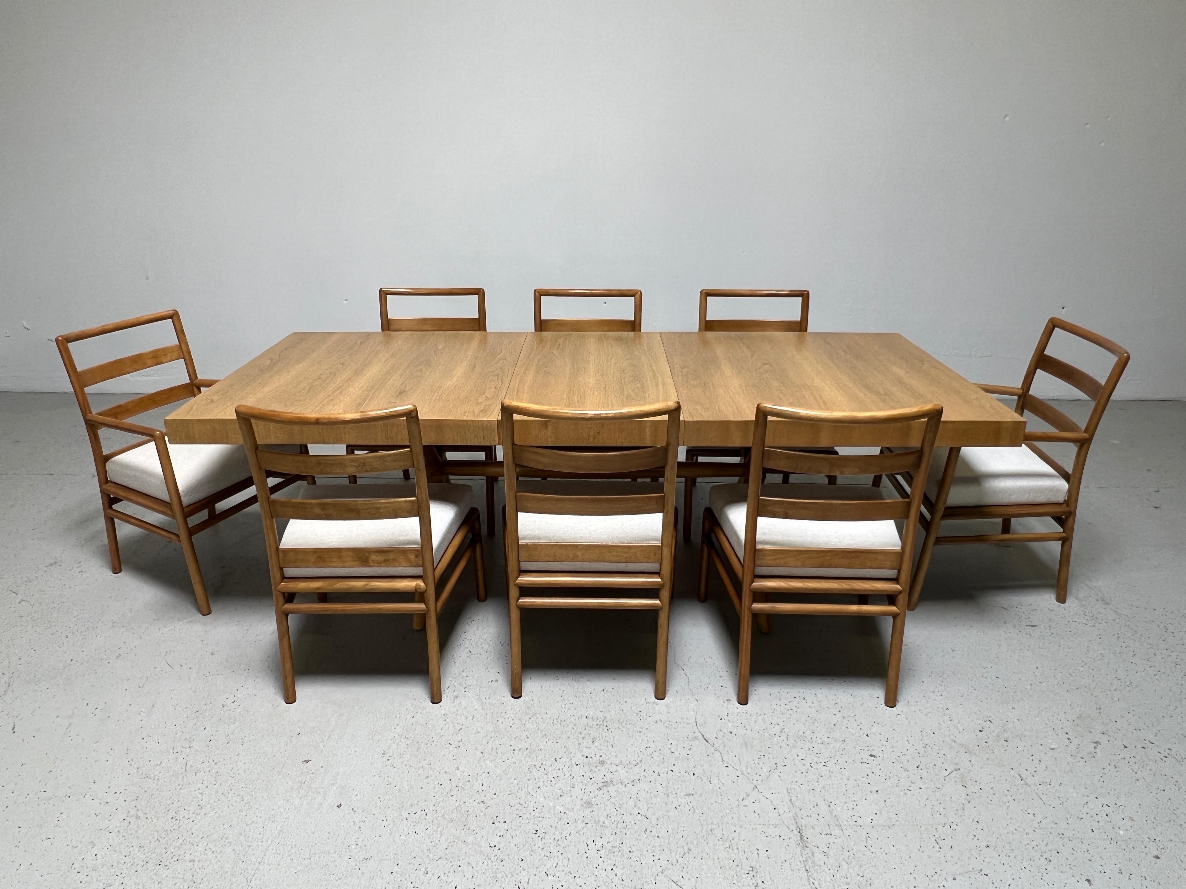 Dining Table and Eight Chairs by T.H. Robsjohn-Gibbings for Widdicomb 9