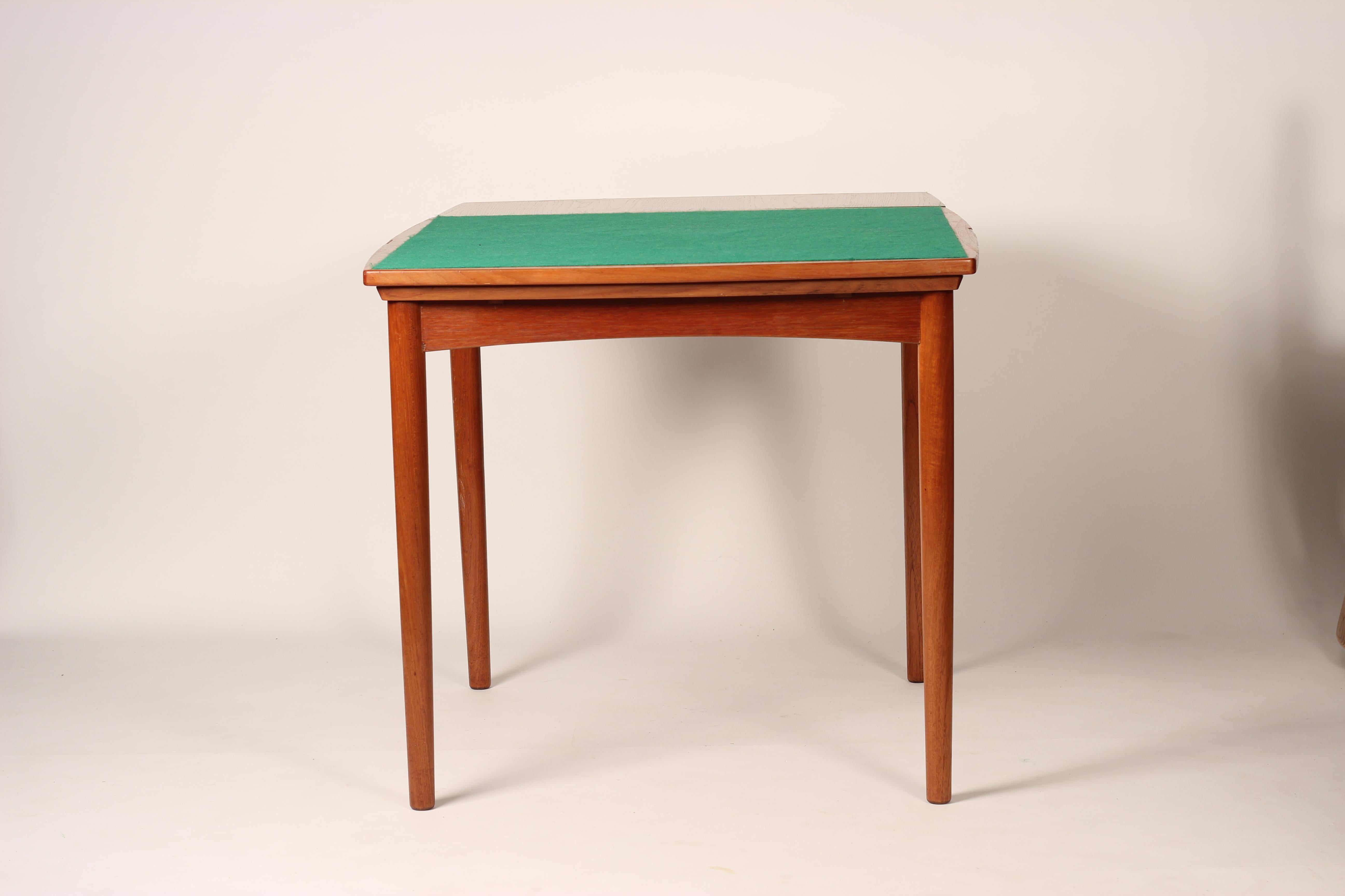 Dining Table and Reversible Extending Card Table Carlo Jensen for Hundevad / Co. 10
