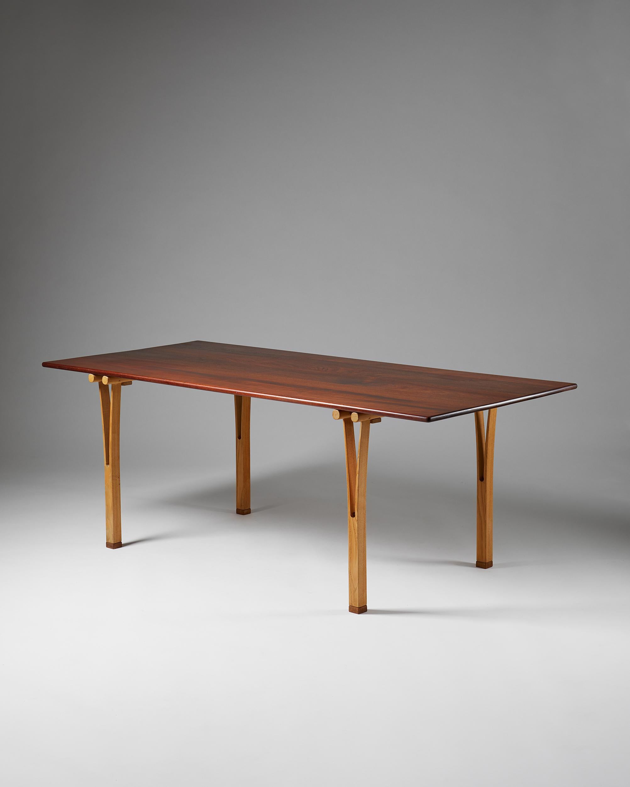 Mid-Century Modern Dining Table “Ararat” Designed by Åke Axelsson, Sweden, 1960’s For Sale