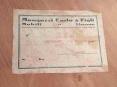 Tavolo da pranzo Art Deco Design Carlo Monguzzi, Lissone, anni '50