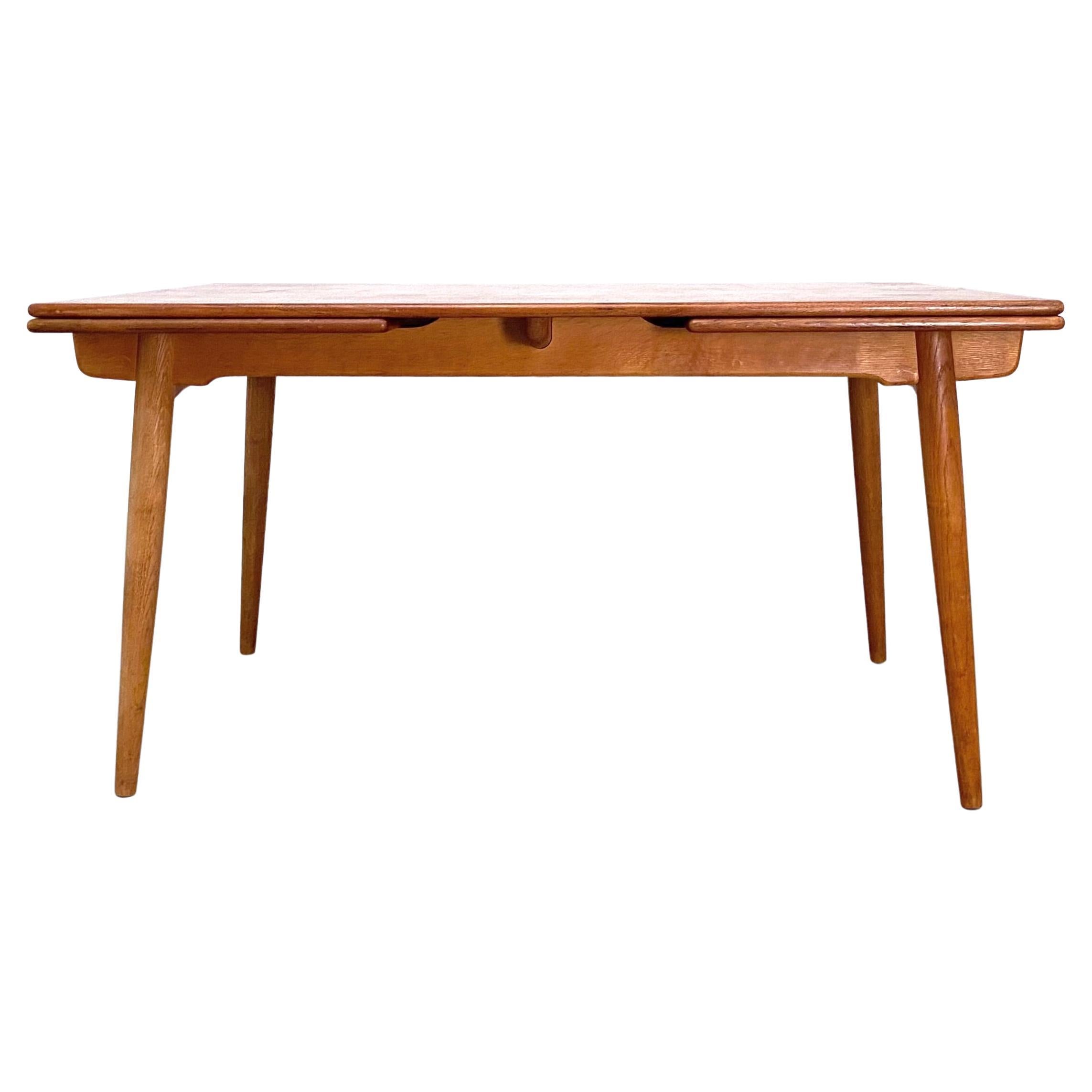 Dining Table AT 312 by Hans Wegner for Andreas Tuck in Oak, Denmark, 1960's For Sale