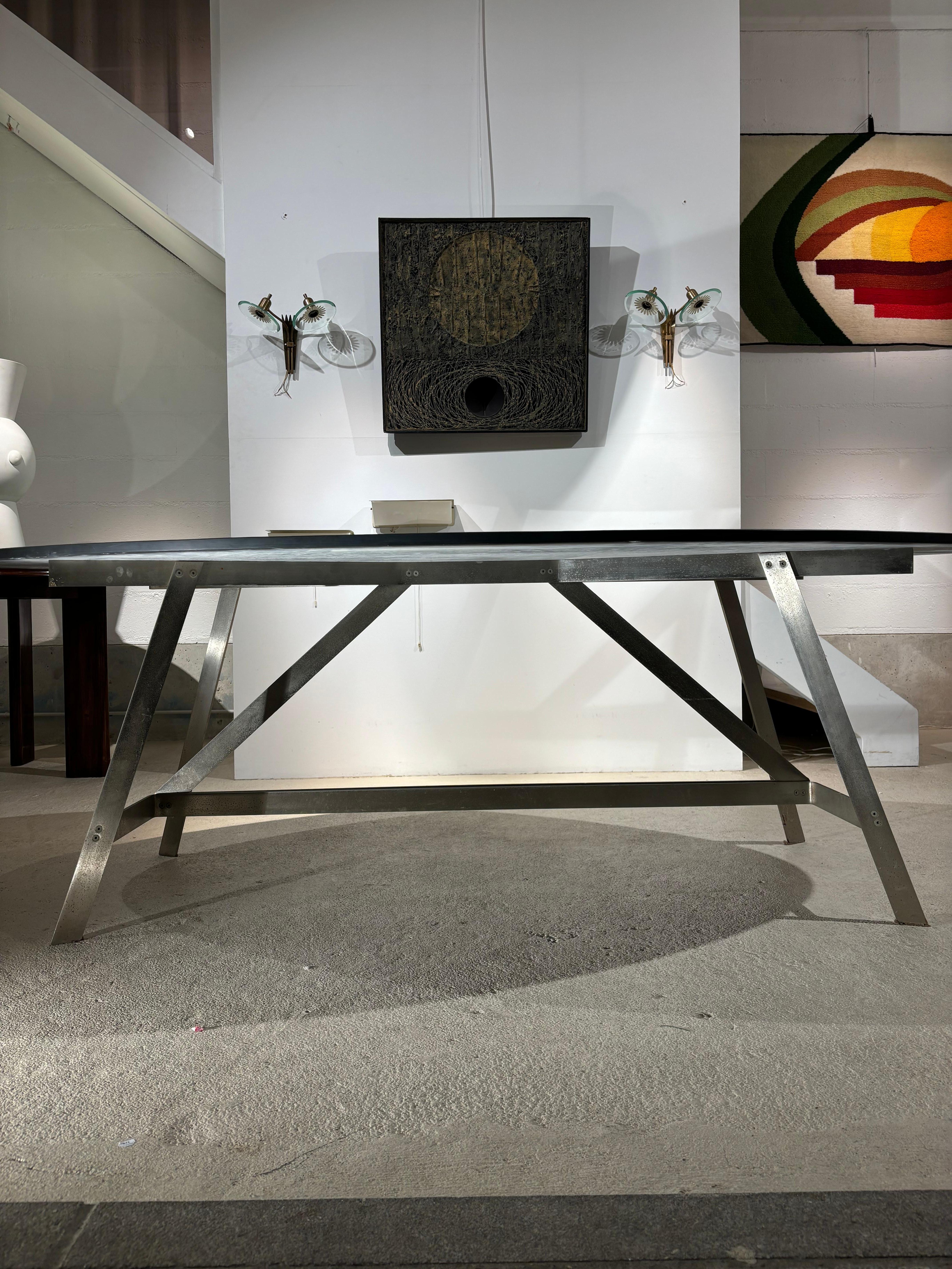 Dining table attributed to Françoise See en vente 4