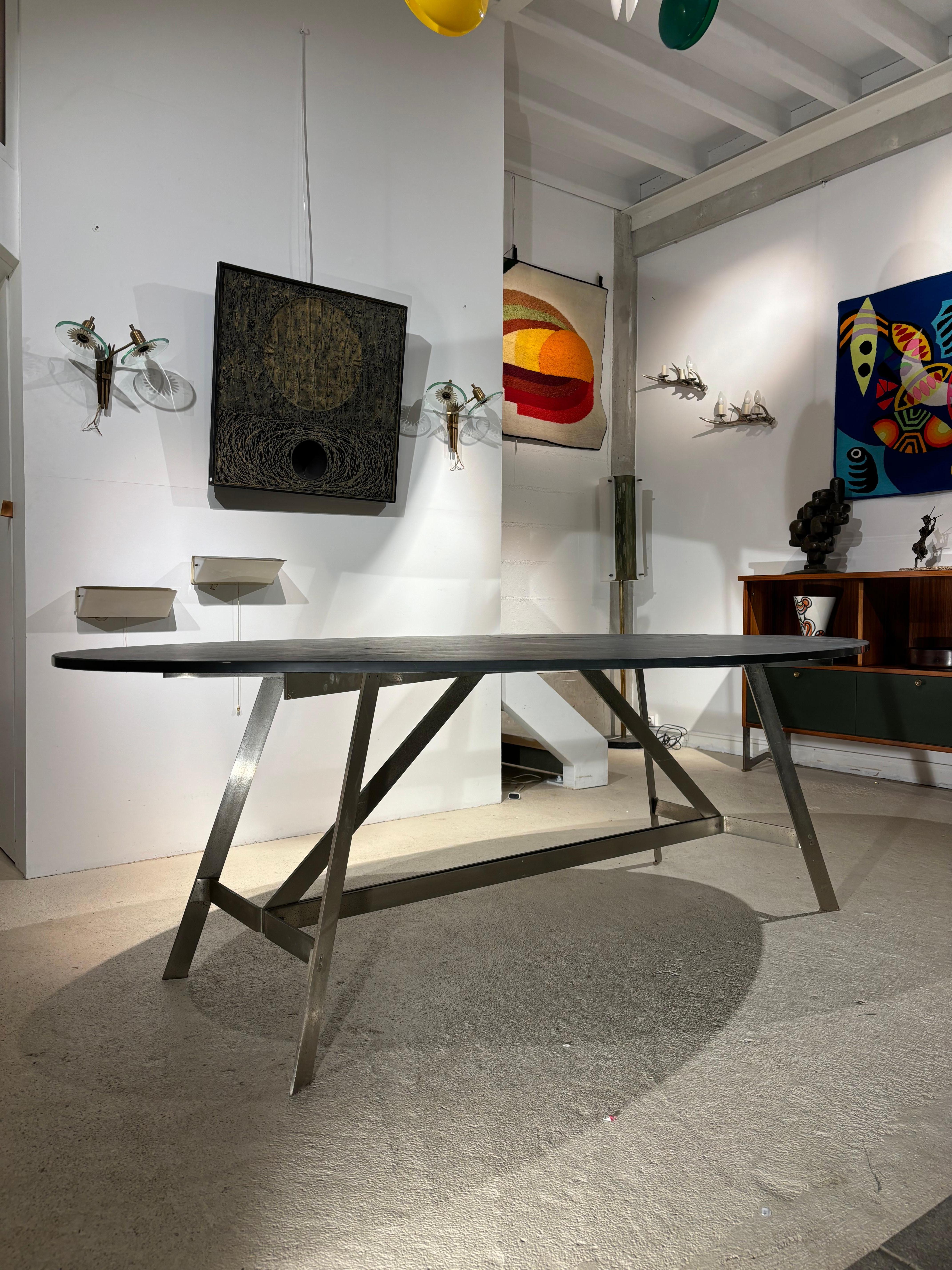 Dining table attributed to Françoise See en vente 5