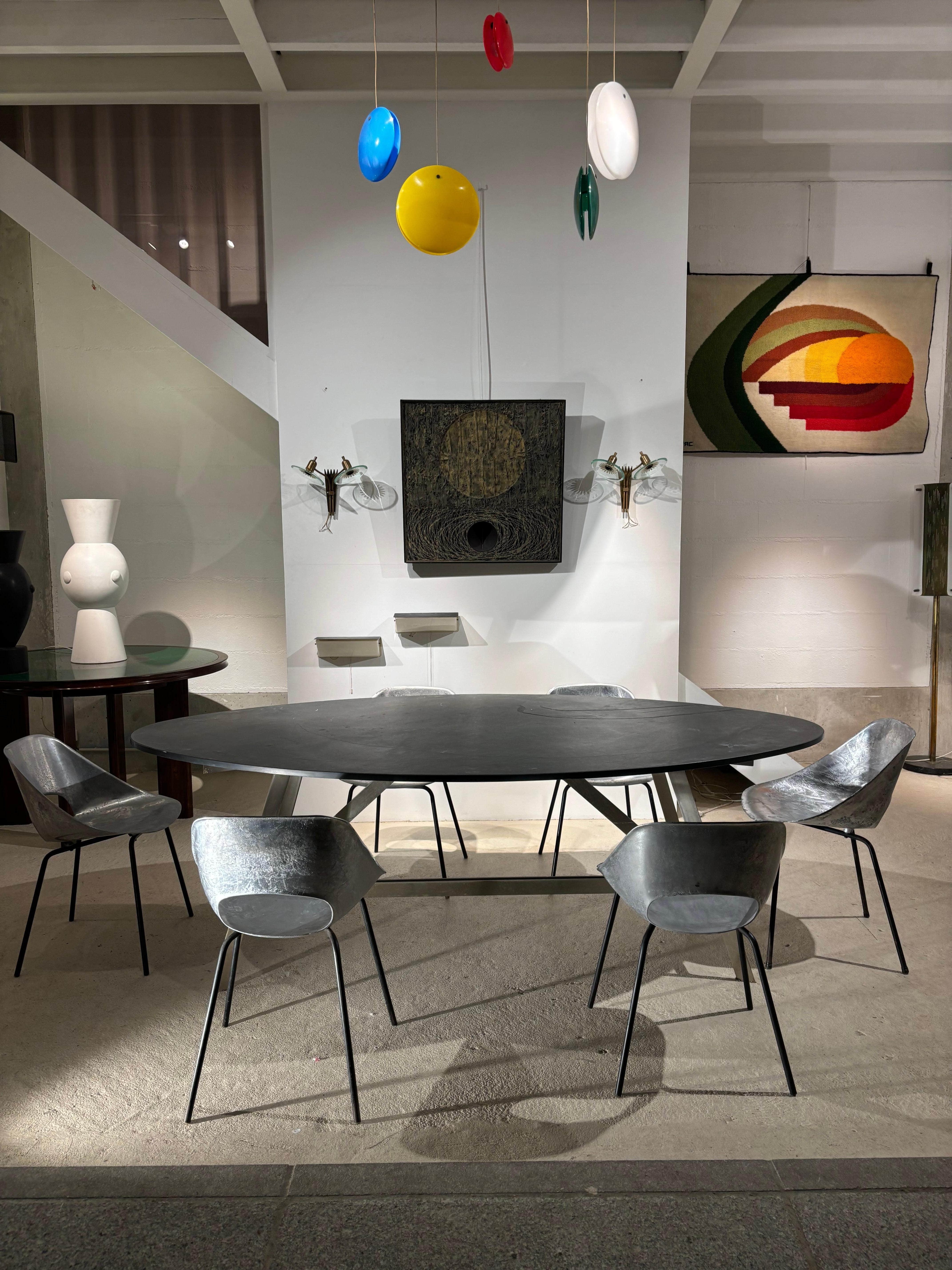 Dining table attributed to Françoise See en vente 8