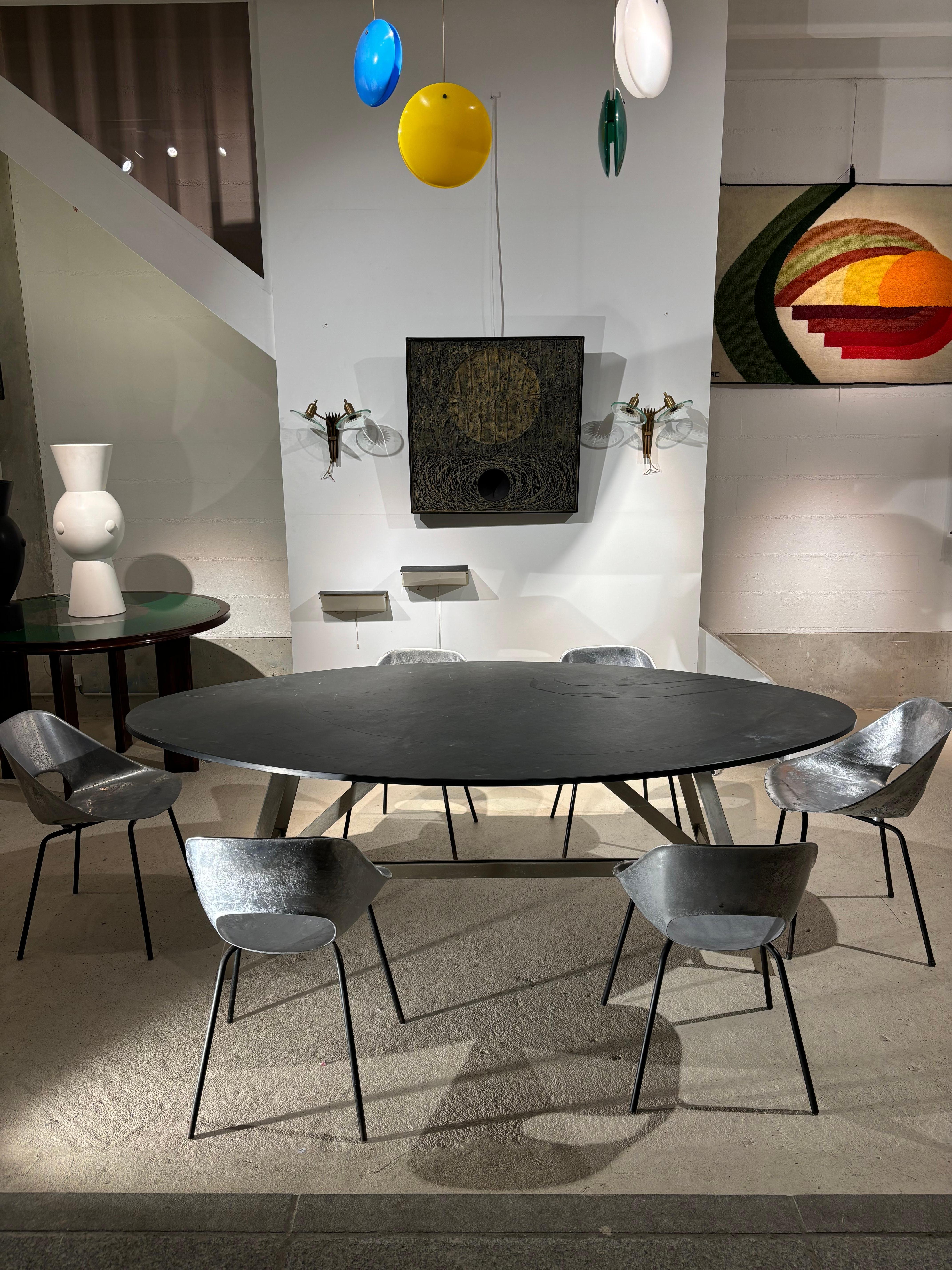 Dining table attributed to Françoise See en vente 9