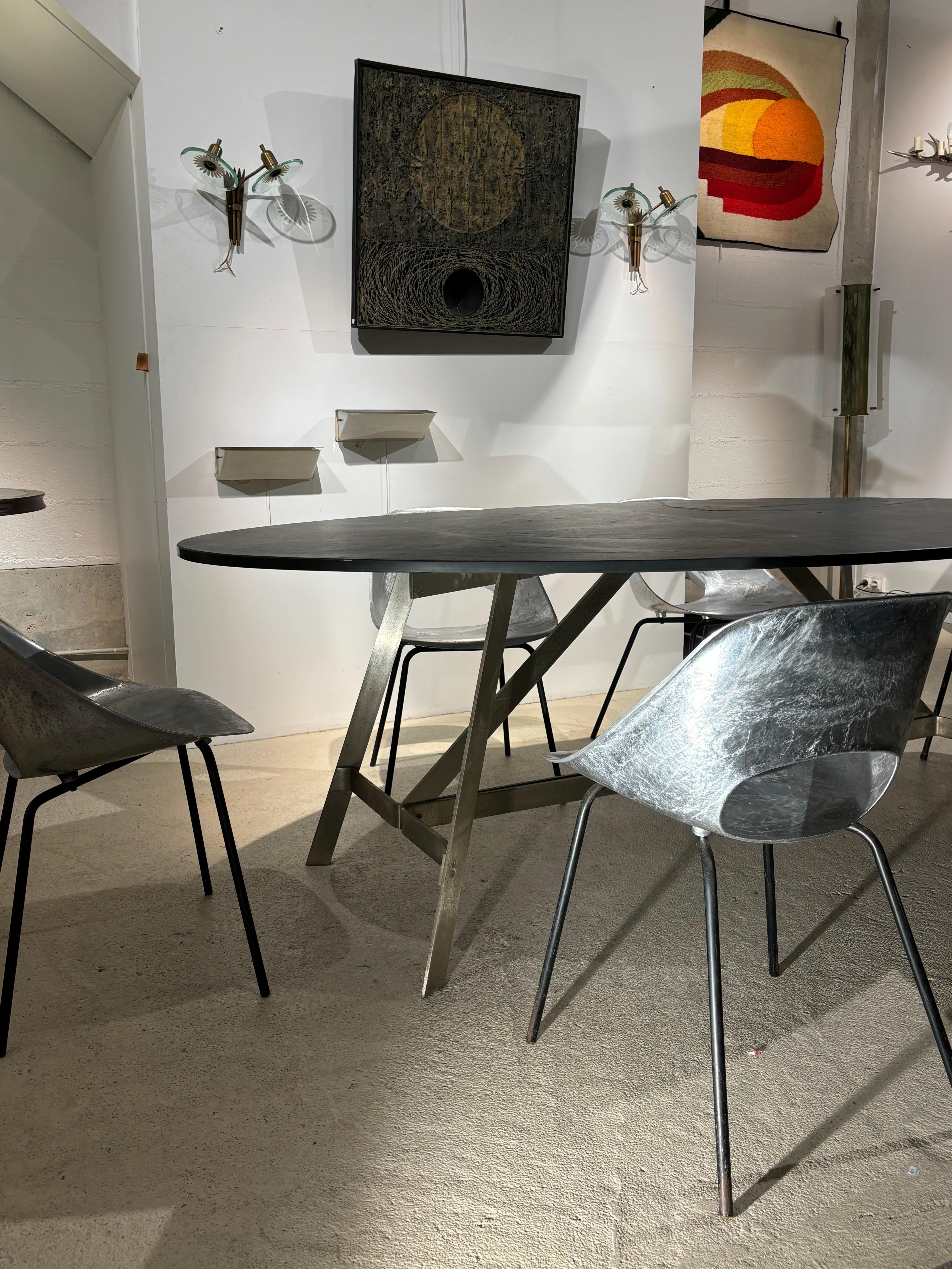 Dining table attributed to Françoise See en vente 10