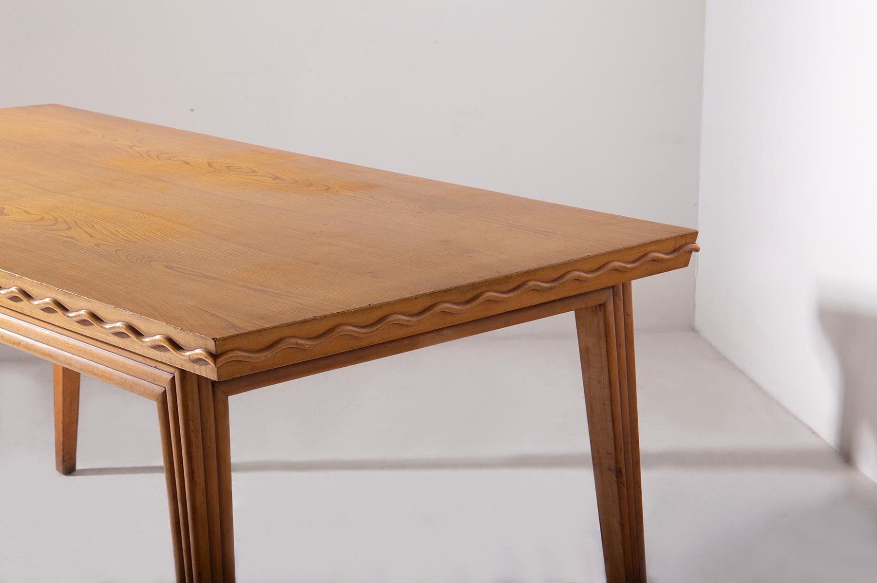 Legno Dining Table Attributed to Paolo Buffa