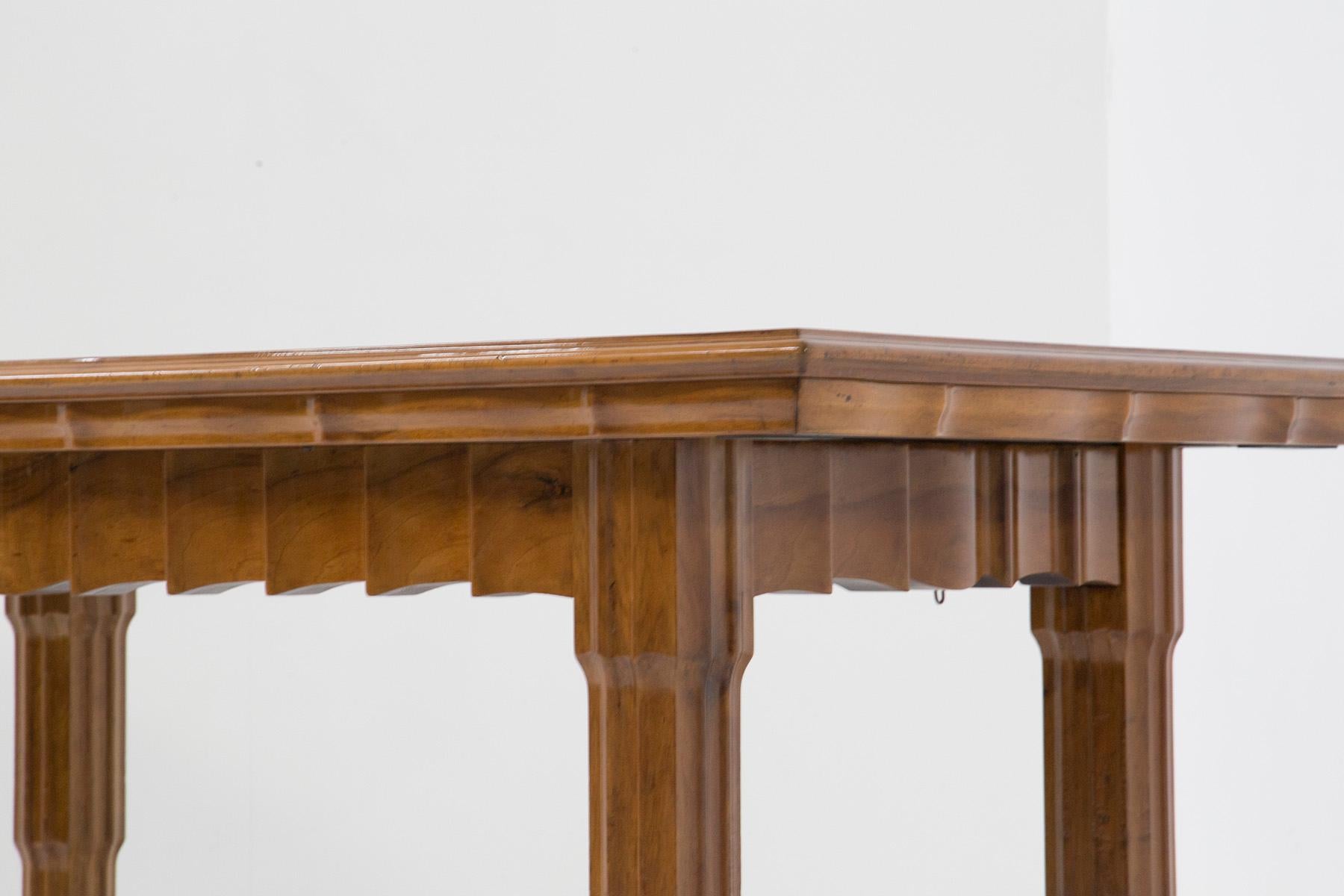 French Dining Table Attributed to Paul Follot, Art Deco For Sale