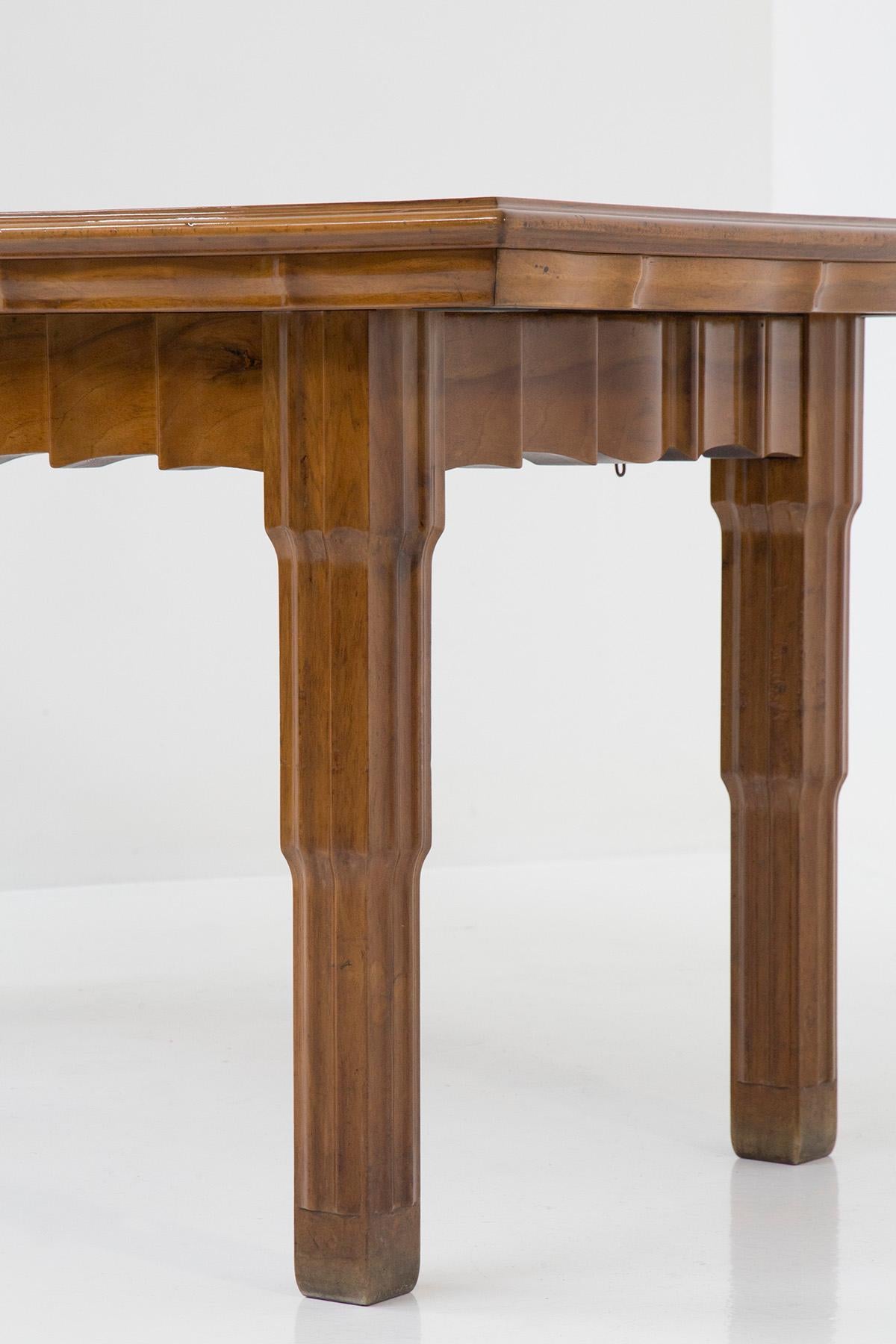 Dining Table Attributed to Paul Follot, Art Deco In Good Condition For Sale In Milano, IT