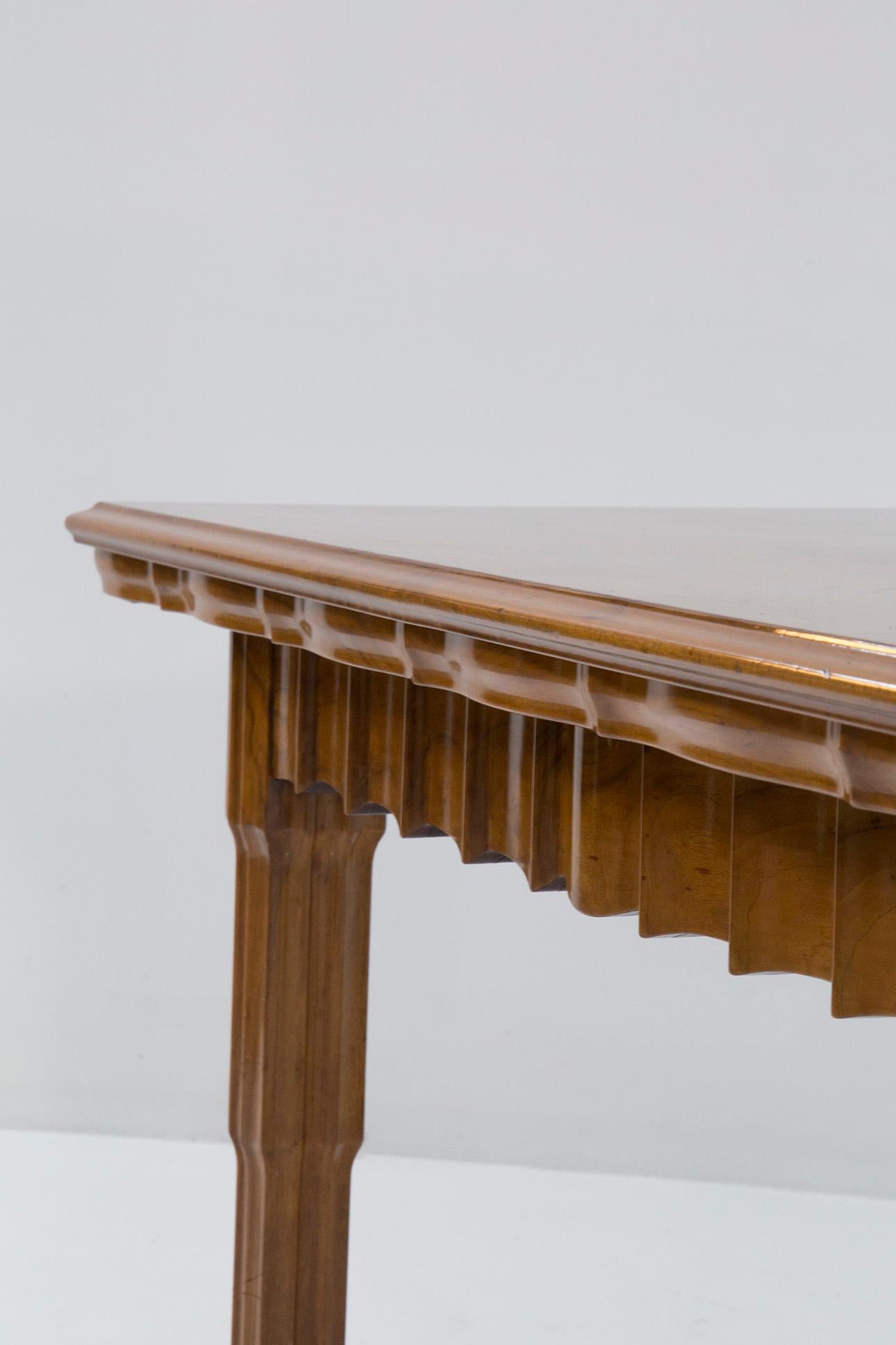 Dining Table Attributed to Paul Follot, Art Deco For Sale 1