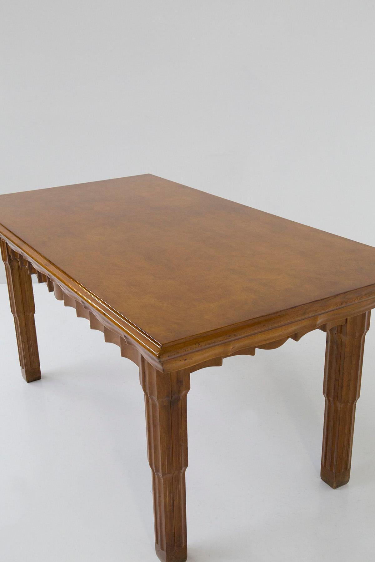 Dining Table Attributed to Paul Follot, Art Deco For Sale 2