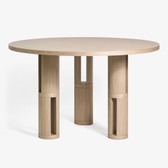 Wooden Dining Table ‘Biblio’ by WOO – Sculptural Table for Dining Rooms