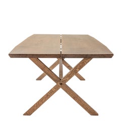 Mesa de Comedor, Roble Negro, Diseño Danés Contemporáneo, Hecho a Mano