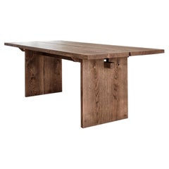 Dining Table, Black Oak, Contemporary Danish Design, Minimalism